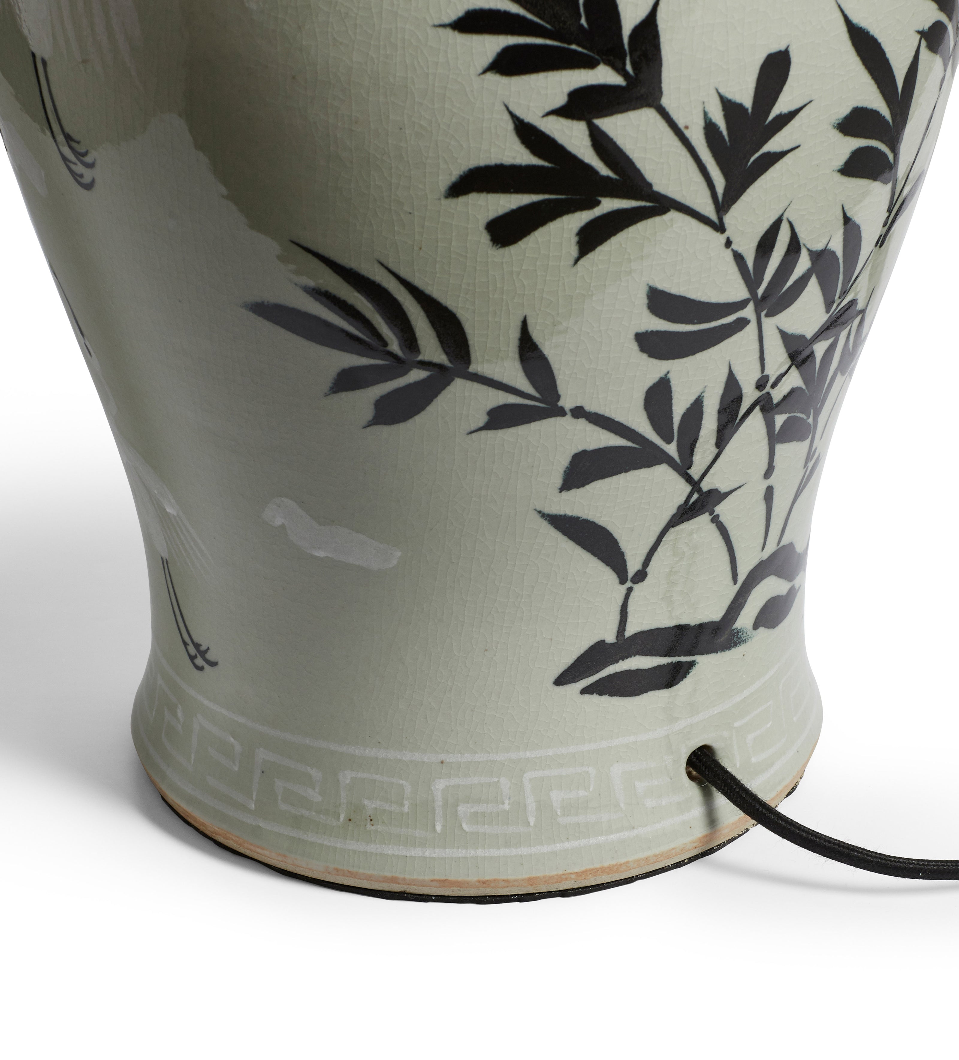 Songnen Crane Table Lamp Base - Celadon