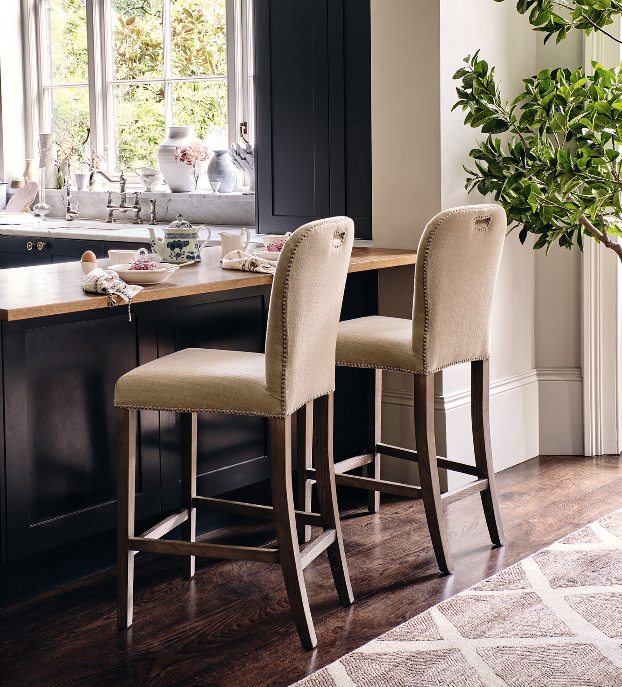 Stafford Bar Stool - Made-to-Order