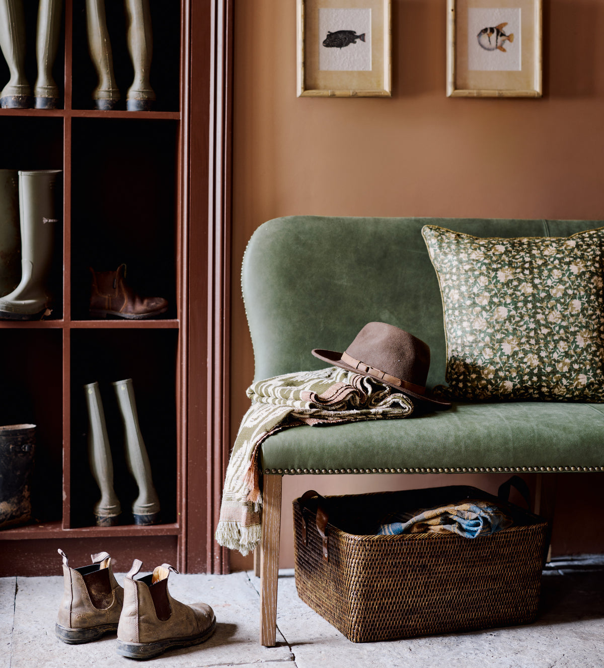 Stafford Bench – Green / Areca