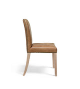 Stafford Leather Dining Chair - Aged Tobacco - Set of Four