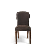 Stafford Leather Dining Chair - Aged Truffle - Set of Four