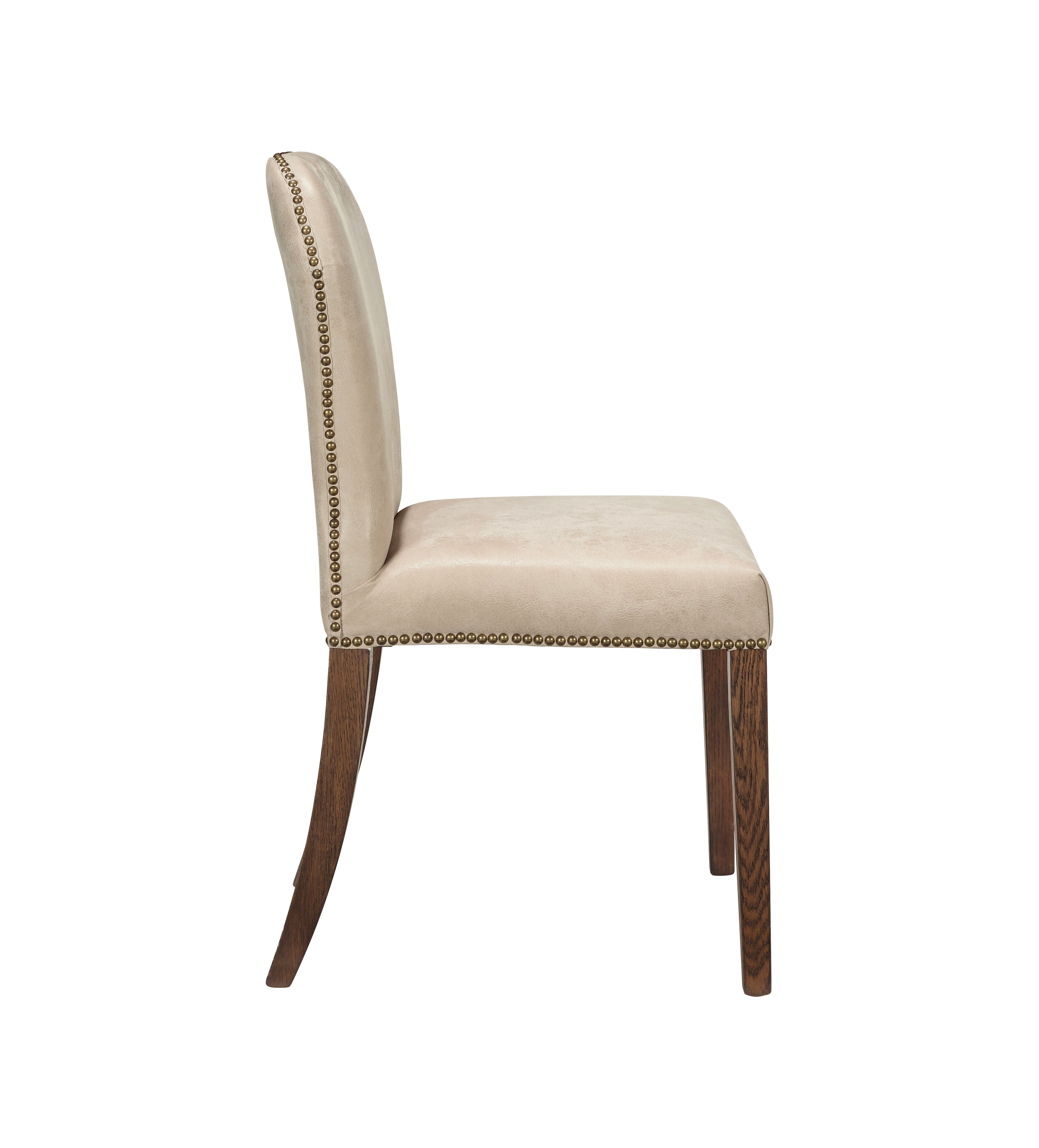 Stafford Leather Dining Chair - China Clay