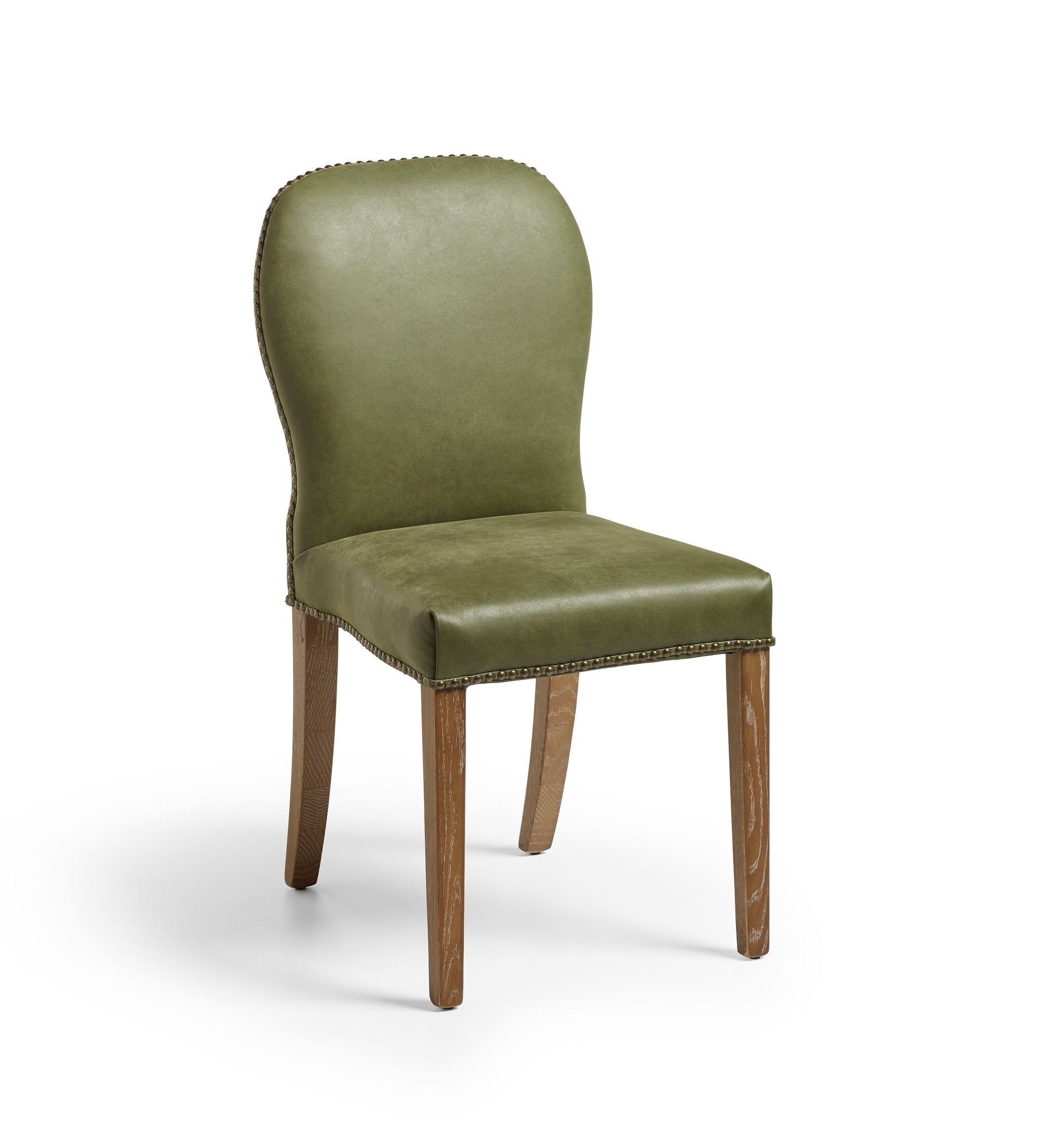 Stafford Leather Dining Chair - Spruce