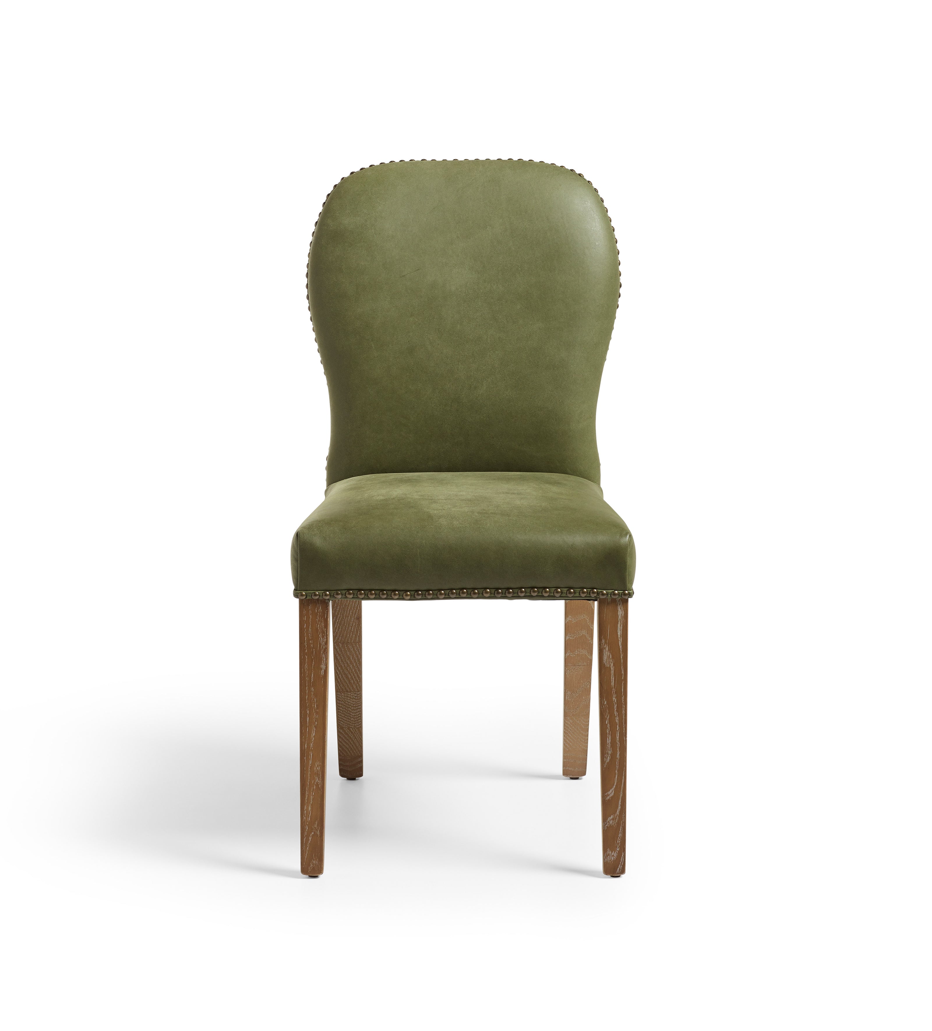 Stafford Leather Dining Chair - Spruce