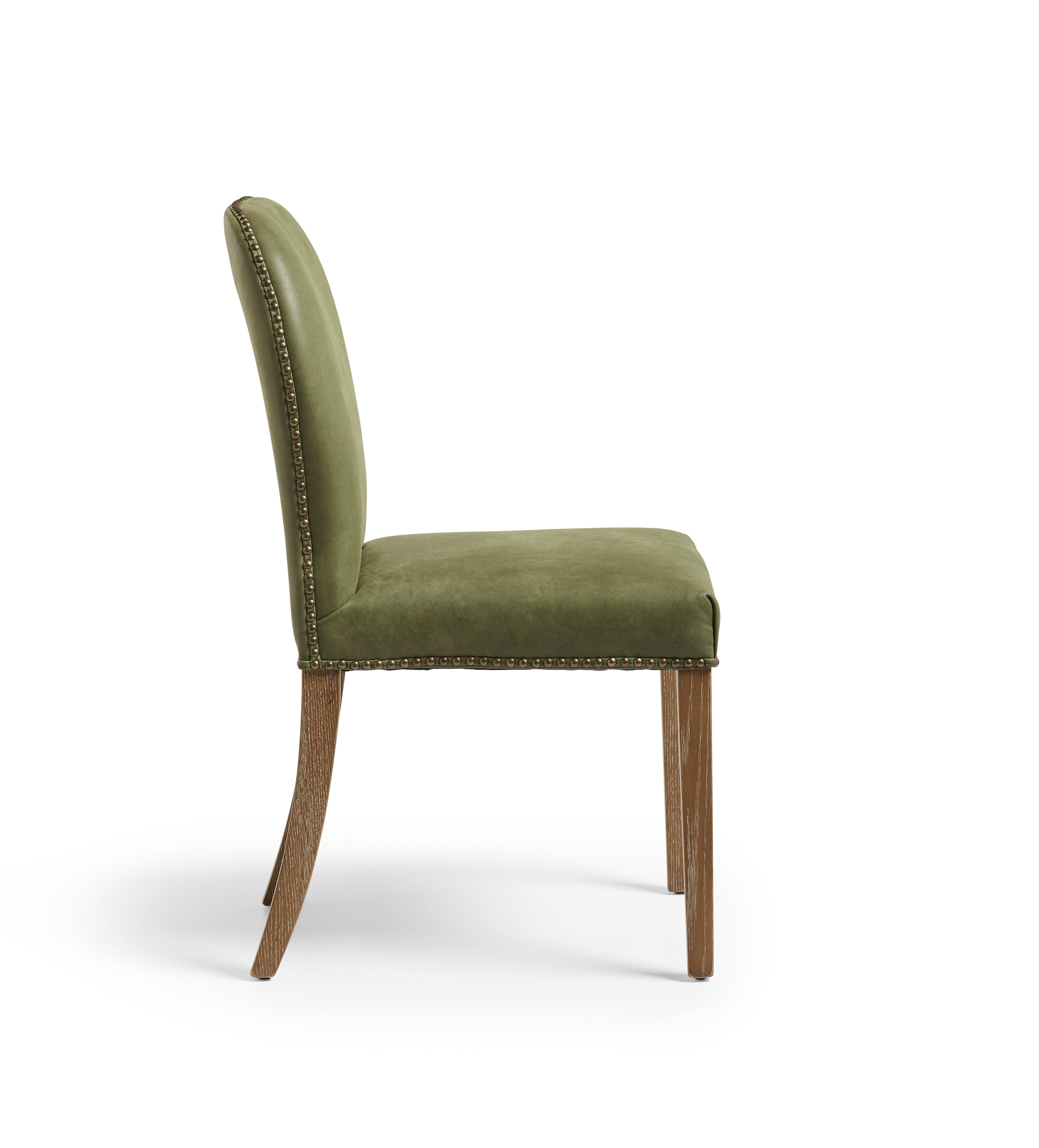 Stafford Leather Dining Chair - Spruce