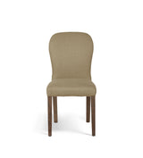 Stafford Linen Dining Chair - Wild Oats Wide Herringbone - Set of Four