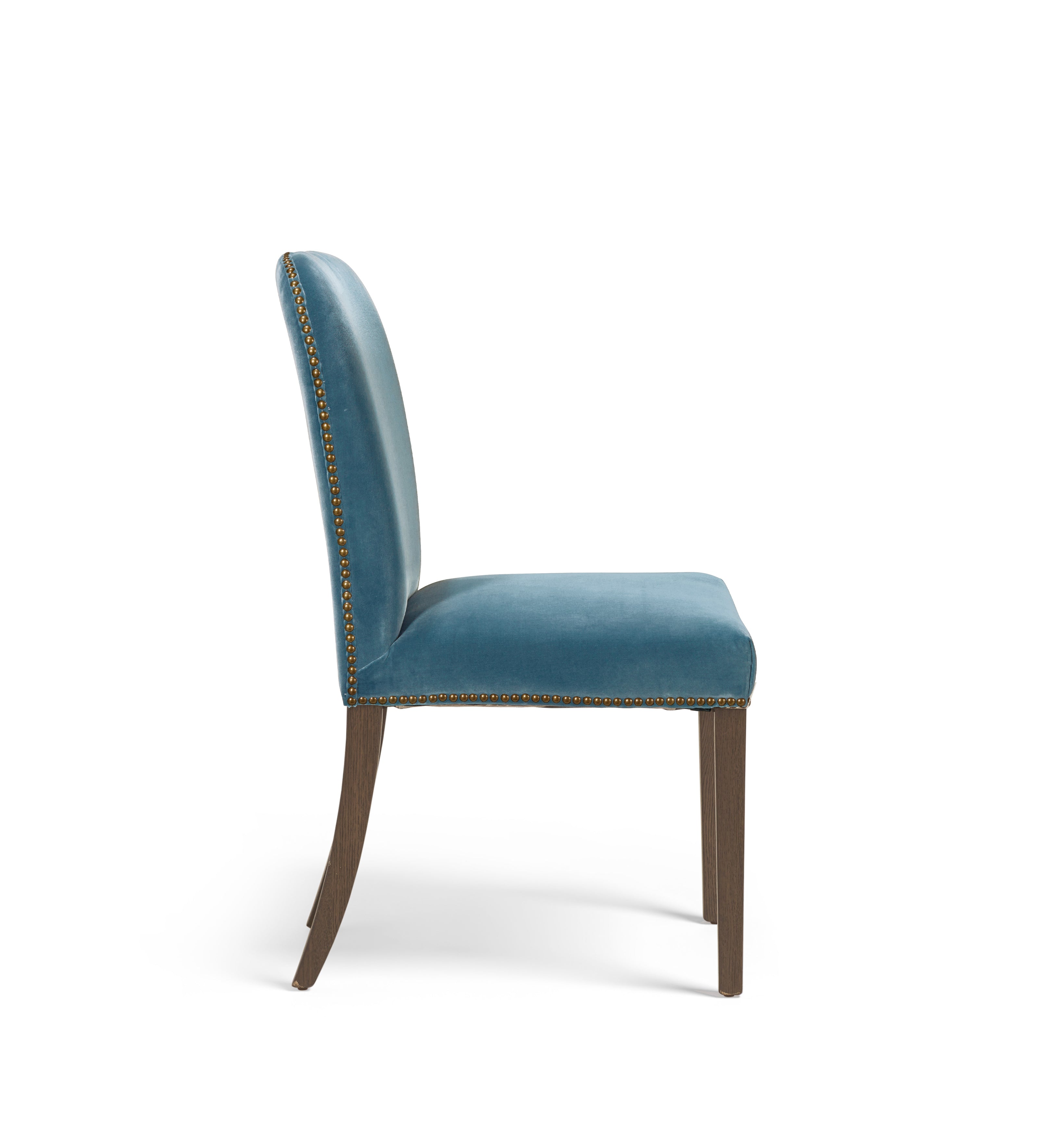 Stafford Velvet Dining Chair - Air Force Blue - Set of Four