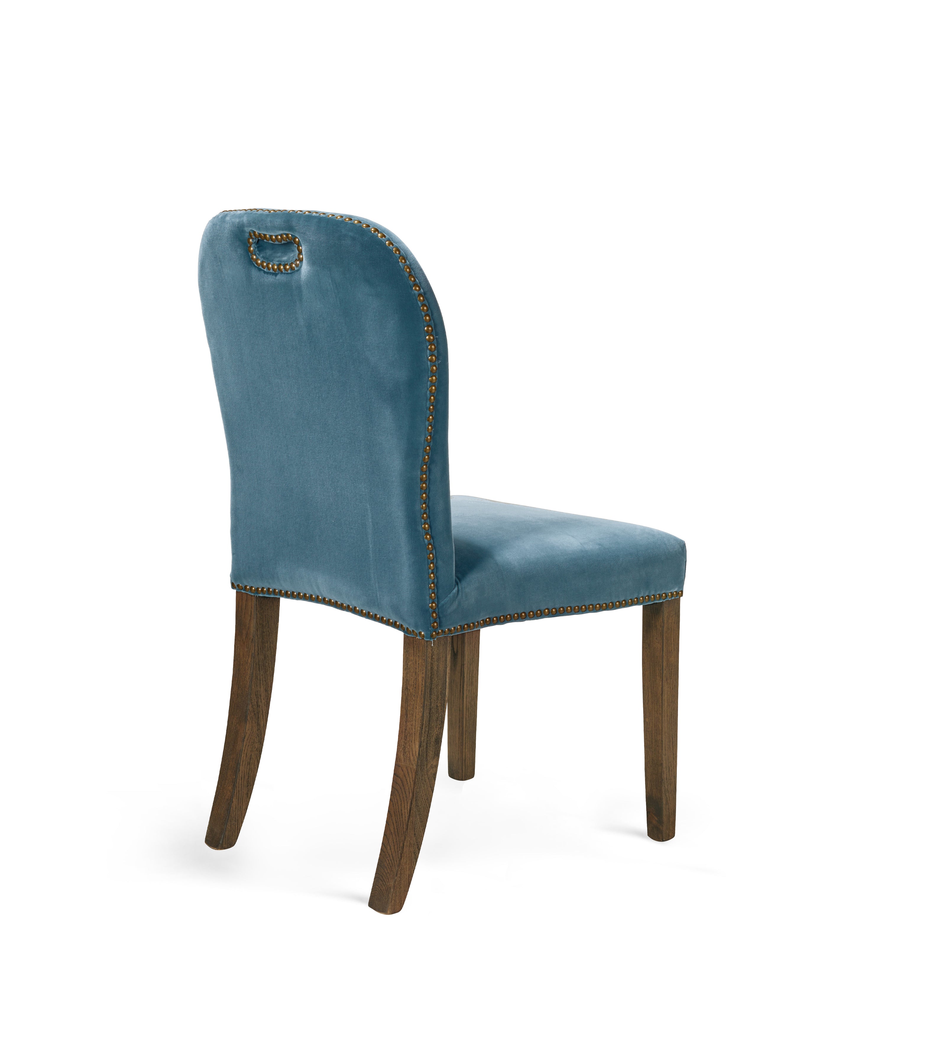 Stafford Velvet Dining Chair - Air Force Blue - Set of Four