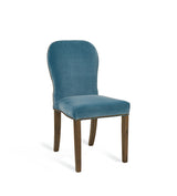 Stafford Velvet Dining Chair - Air Force Blue - Set of Four