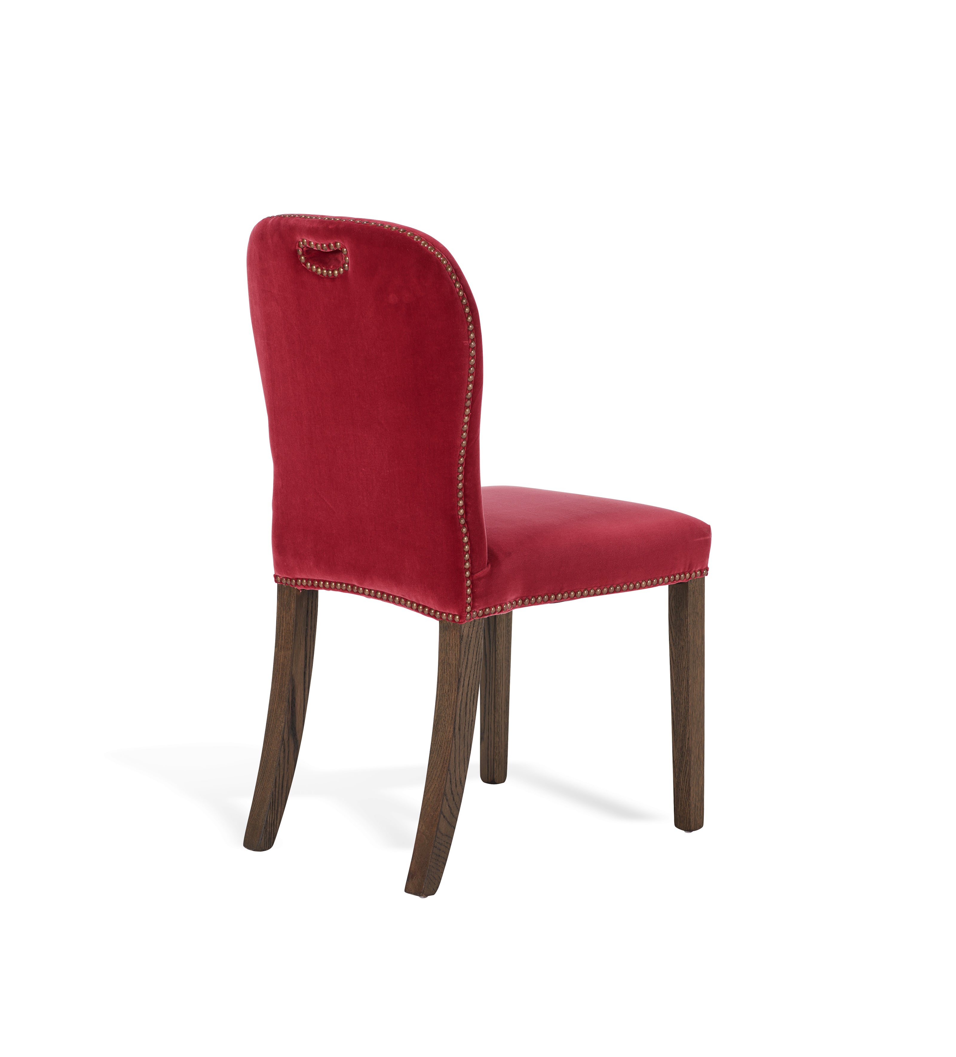 Stafford Velvet Dining Chair - Blood Orange - Set of Four