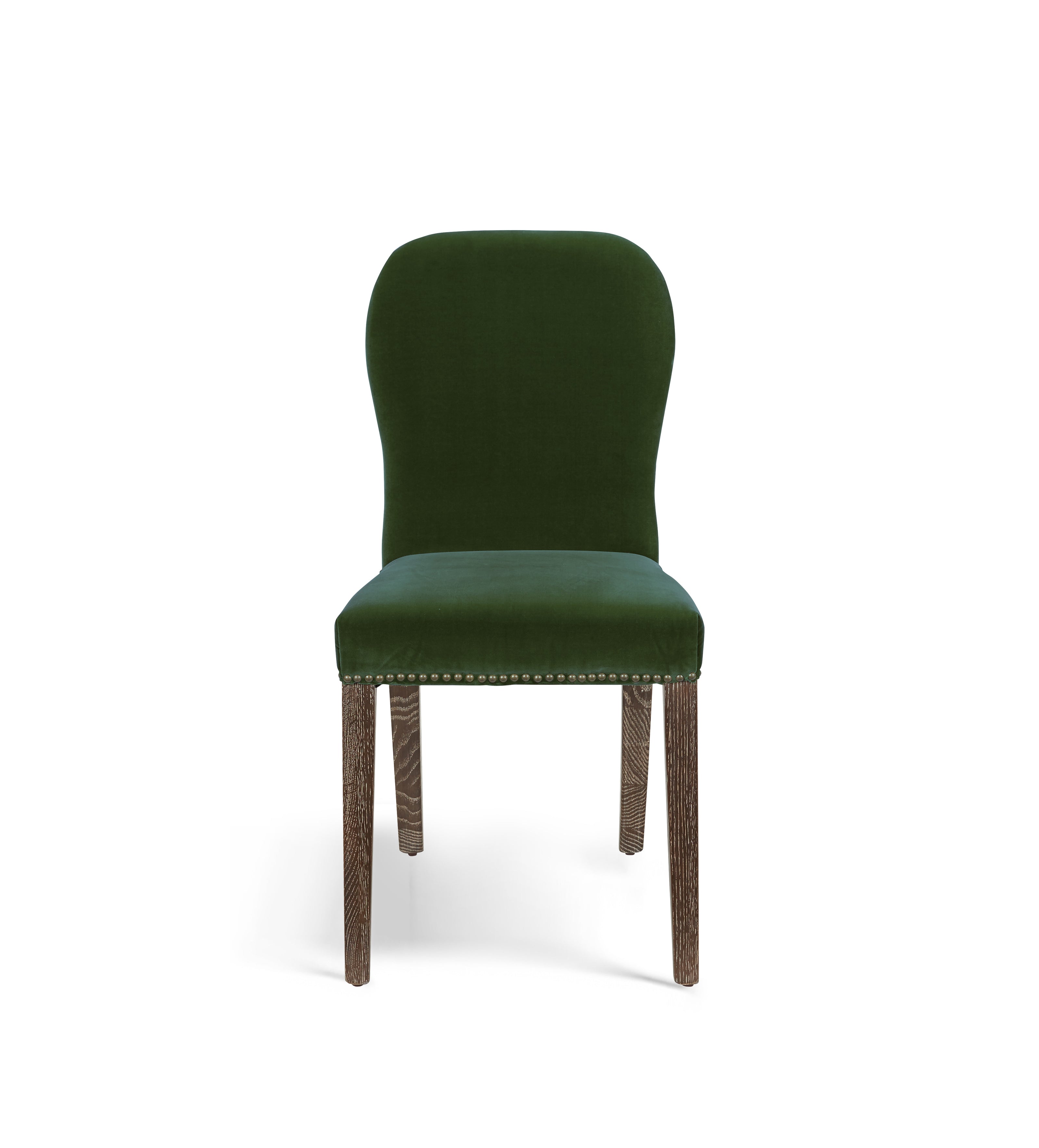 Stafford Velvet Dining Chair - Moss
