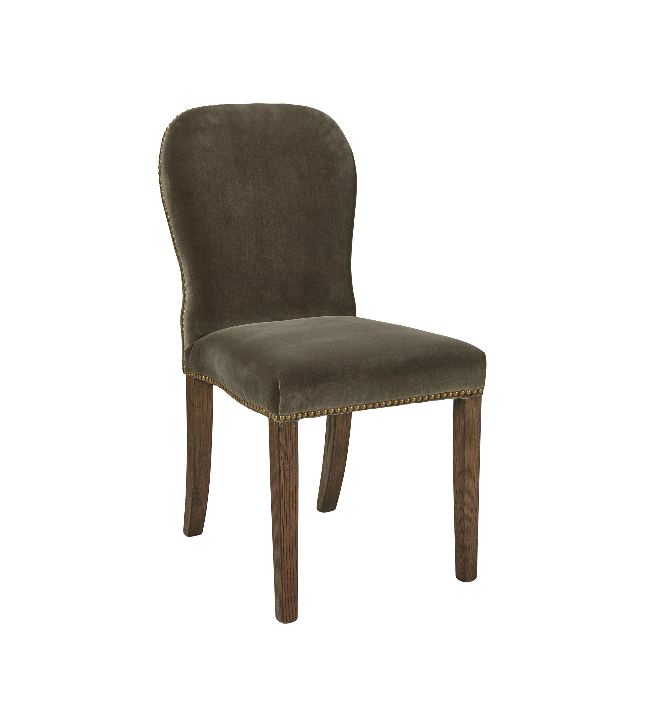 Stafford Velvet Dining Chair - Truffle