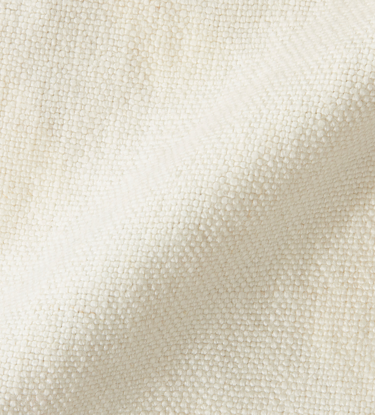 Stonewashed Linen Fabric Swatch - Dyed Oyster White | OKA