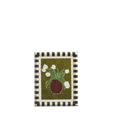Striscia Framed Floral Prints - Set of Four - Green