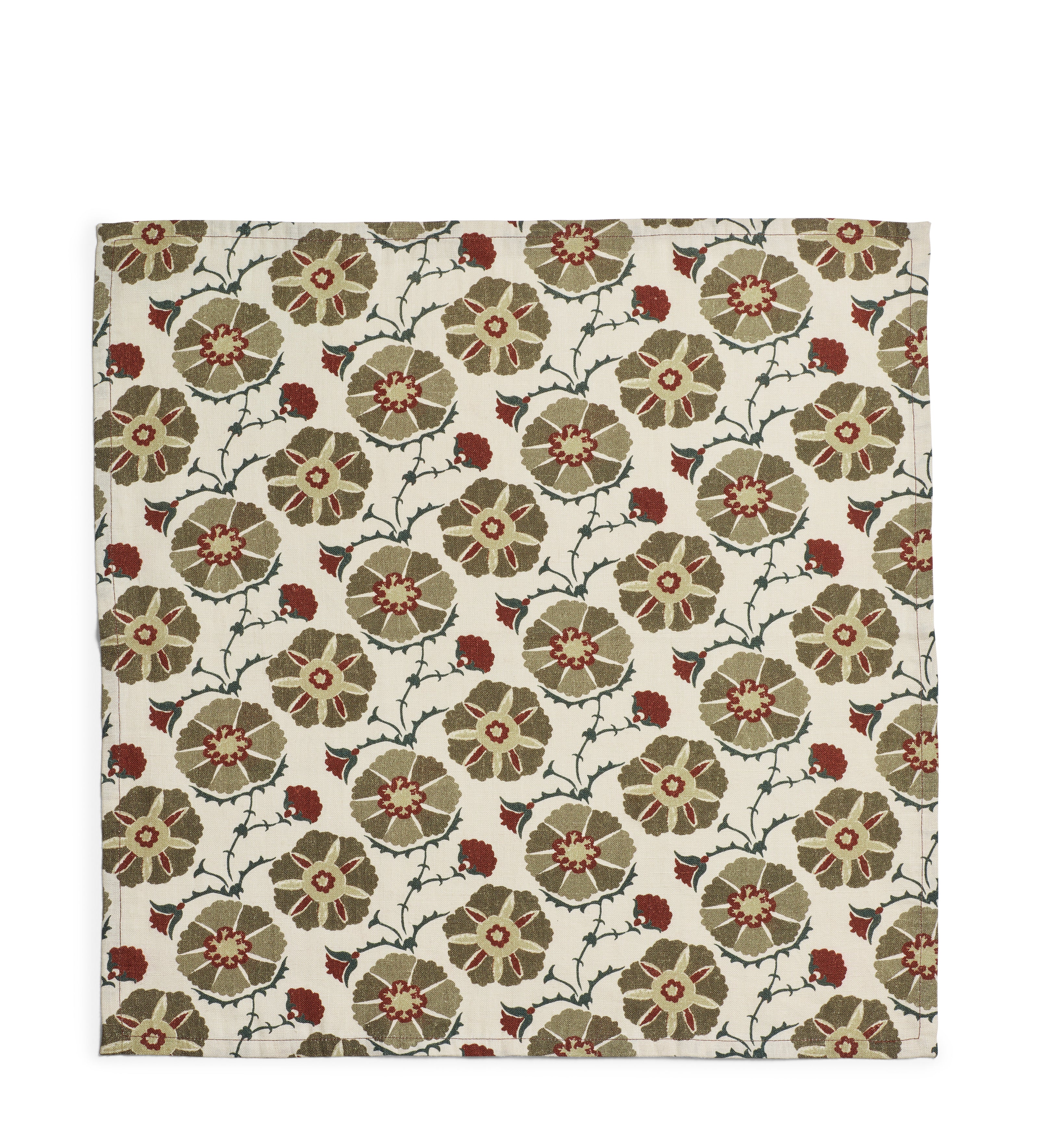 Suleyman Napkins - Set of Four - Dark Sage