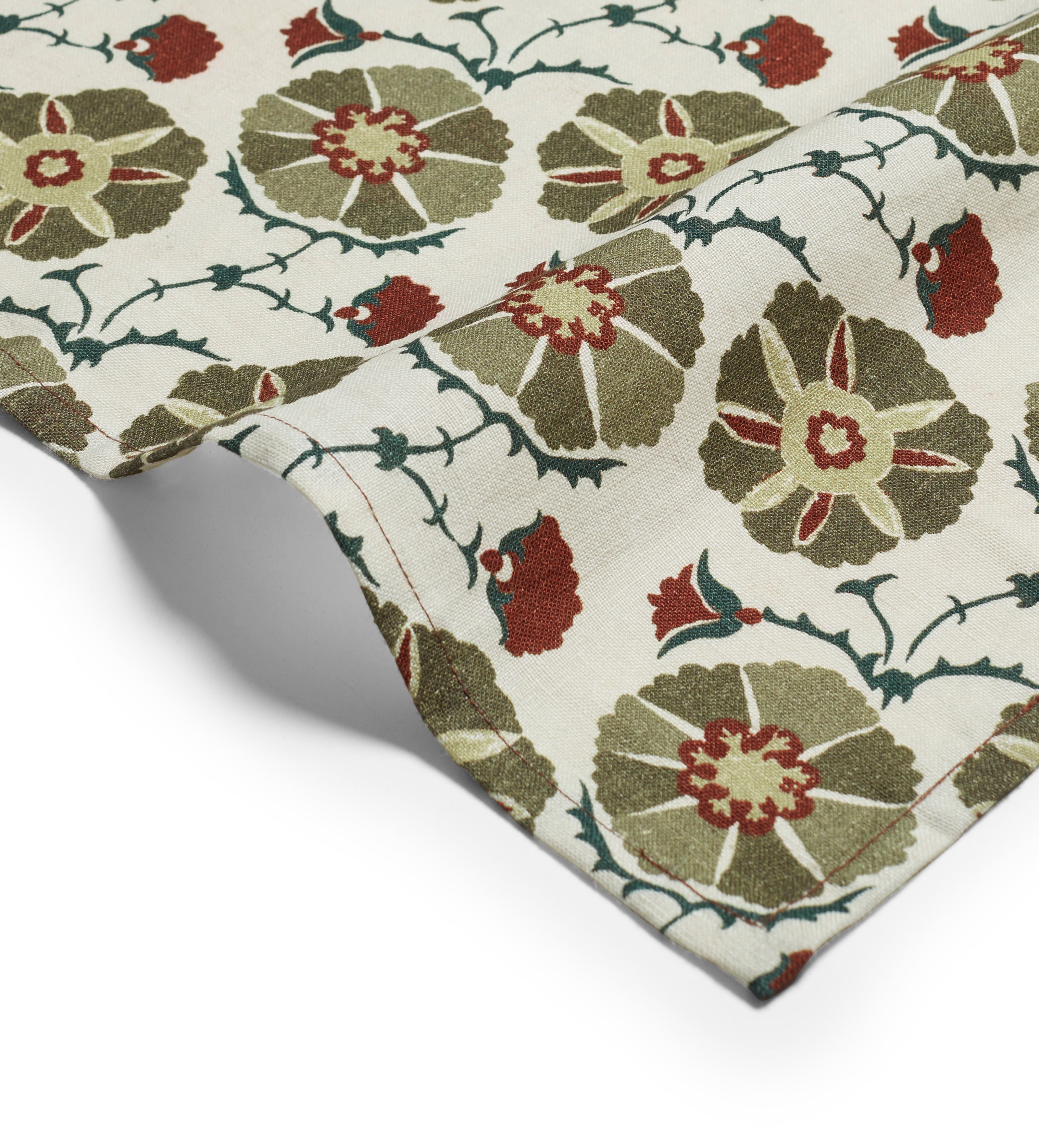 Suleyman Napkins - Set of Four - Dark Sage
