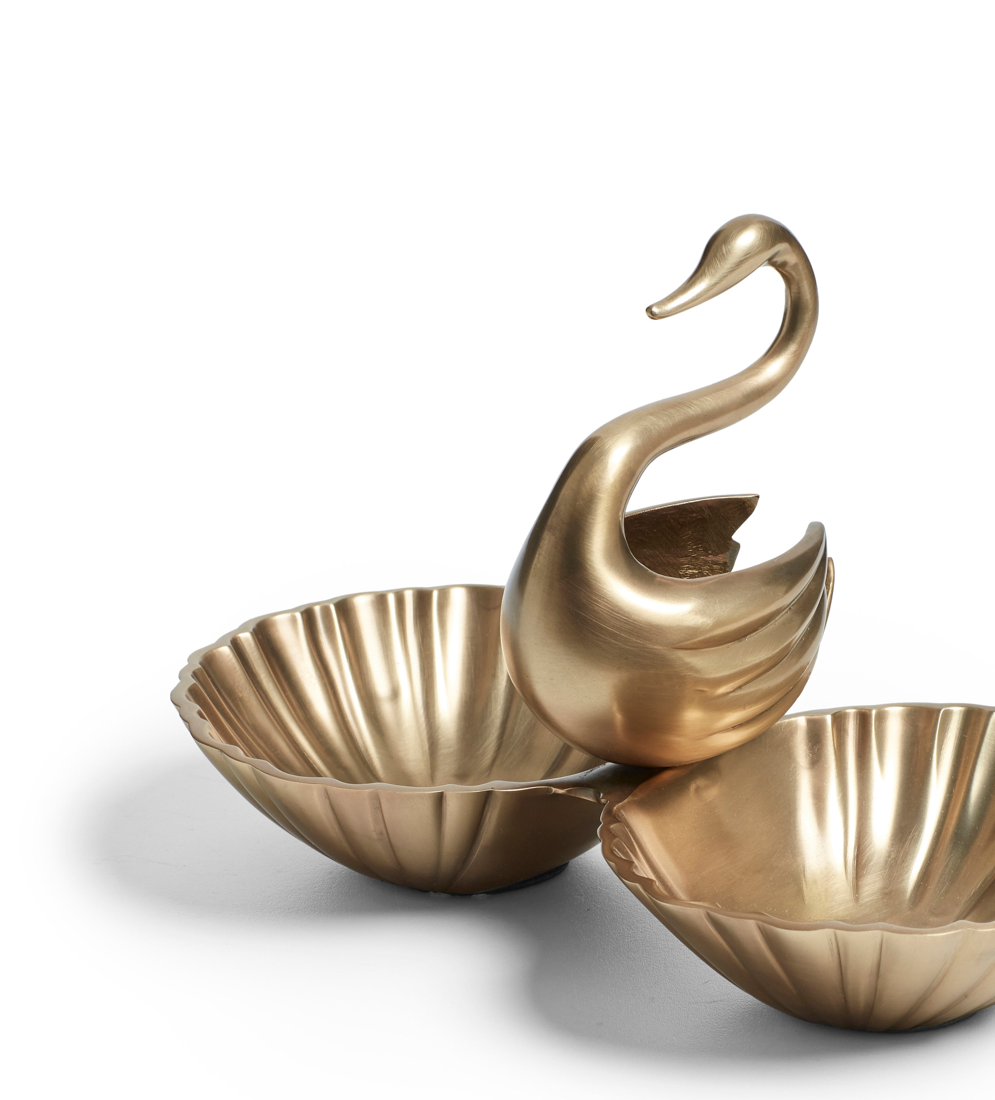 Swanne Bowls - Antique Brass