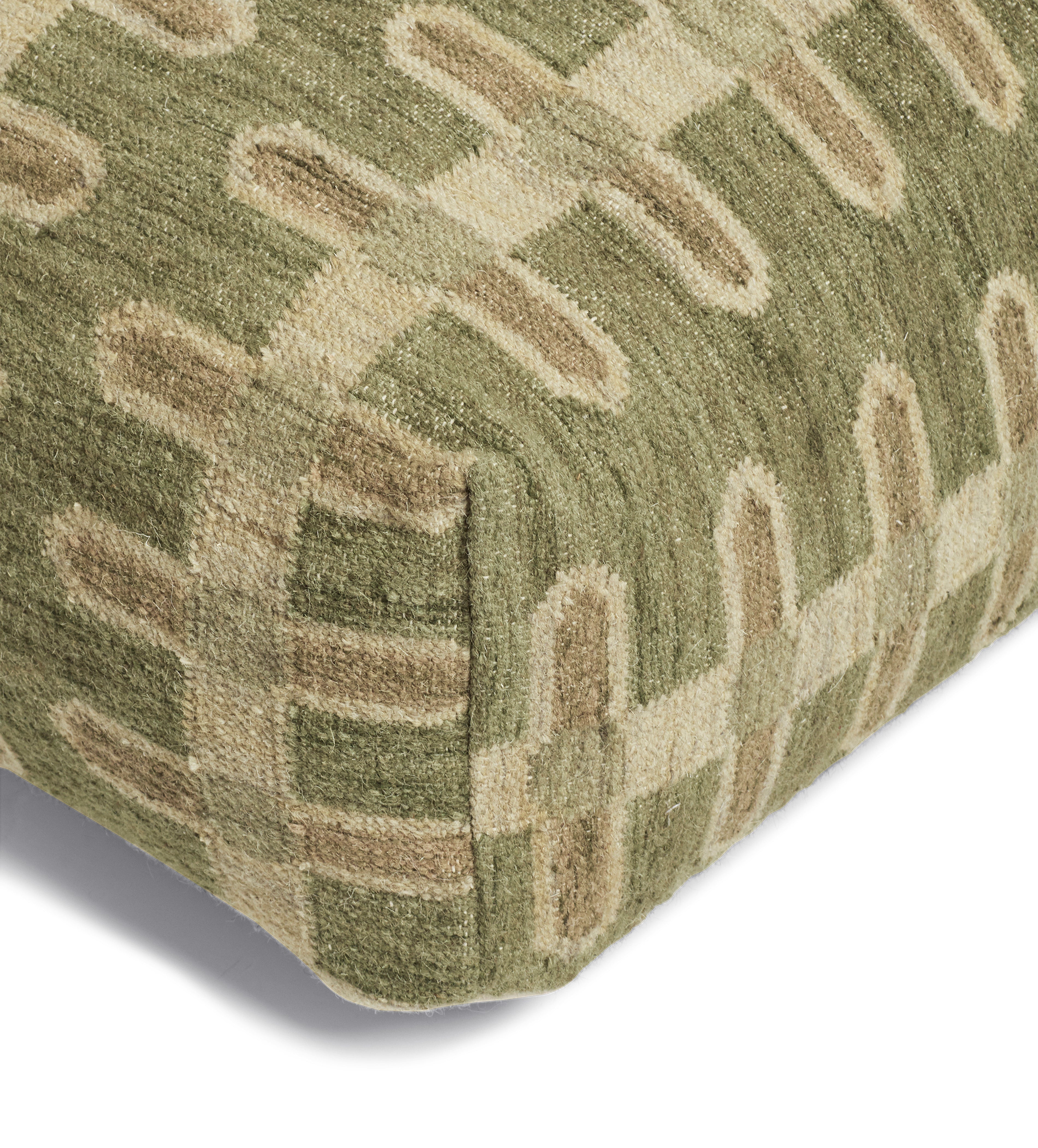 Sycamore Floor Cushion - Green | OKA