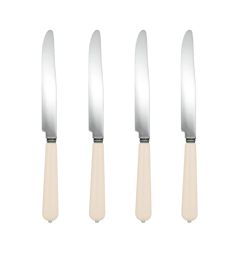 Table Knives - Set of Four - Ivory