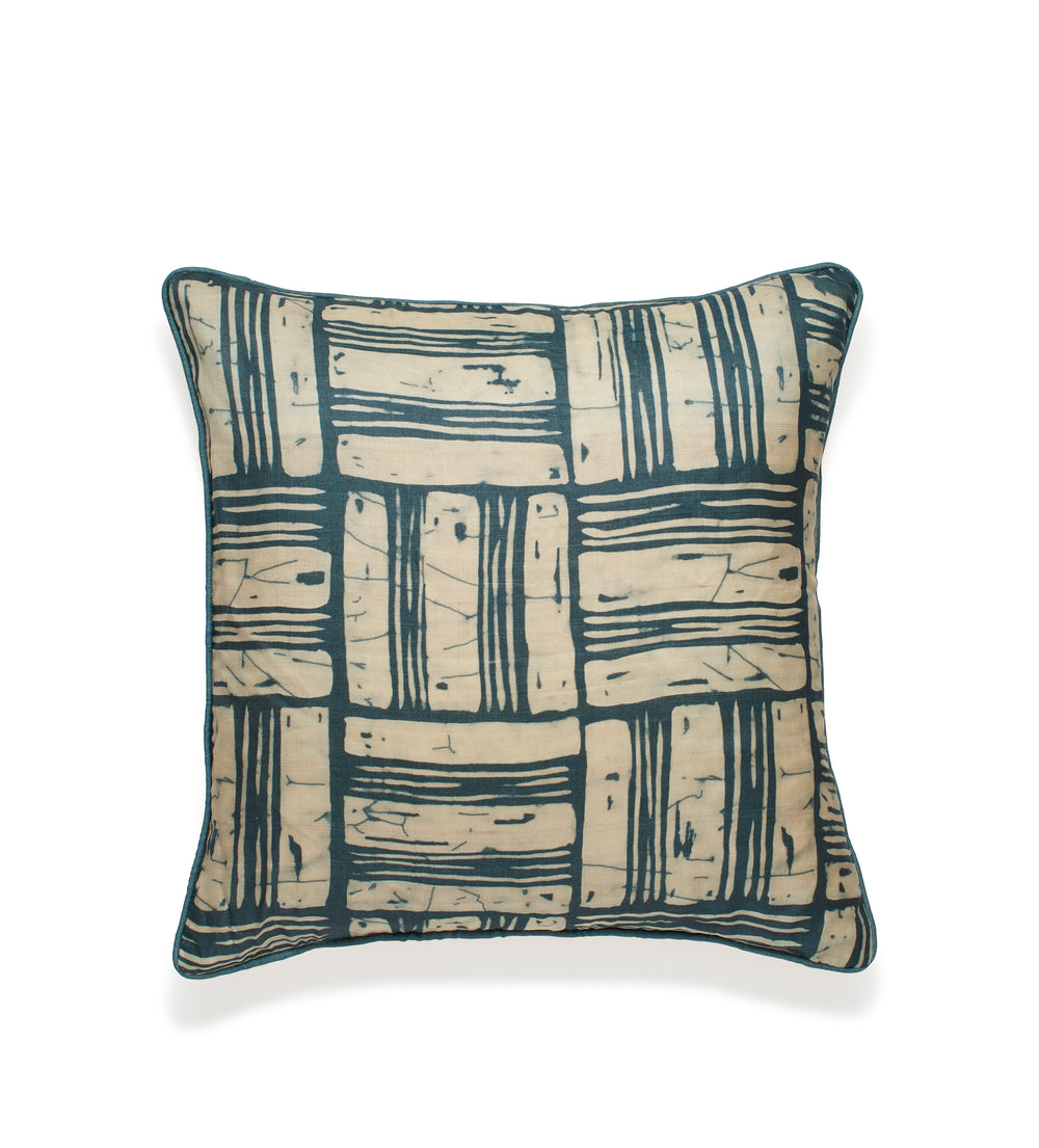 Taika Cushion Cover - Air Force Blue