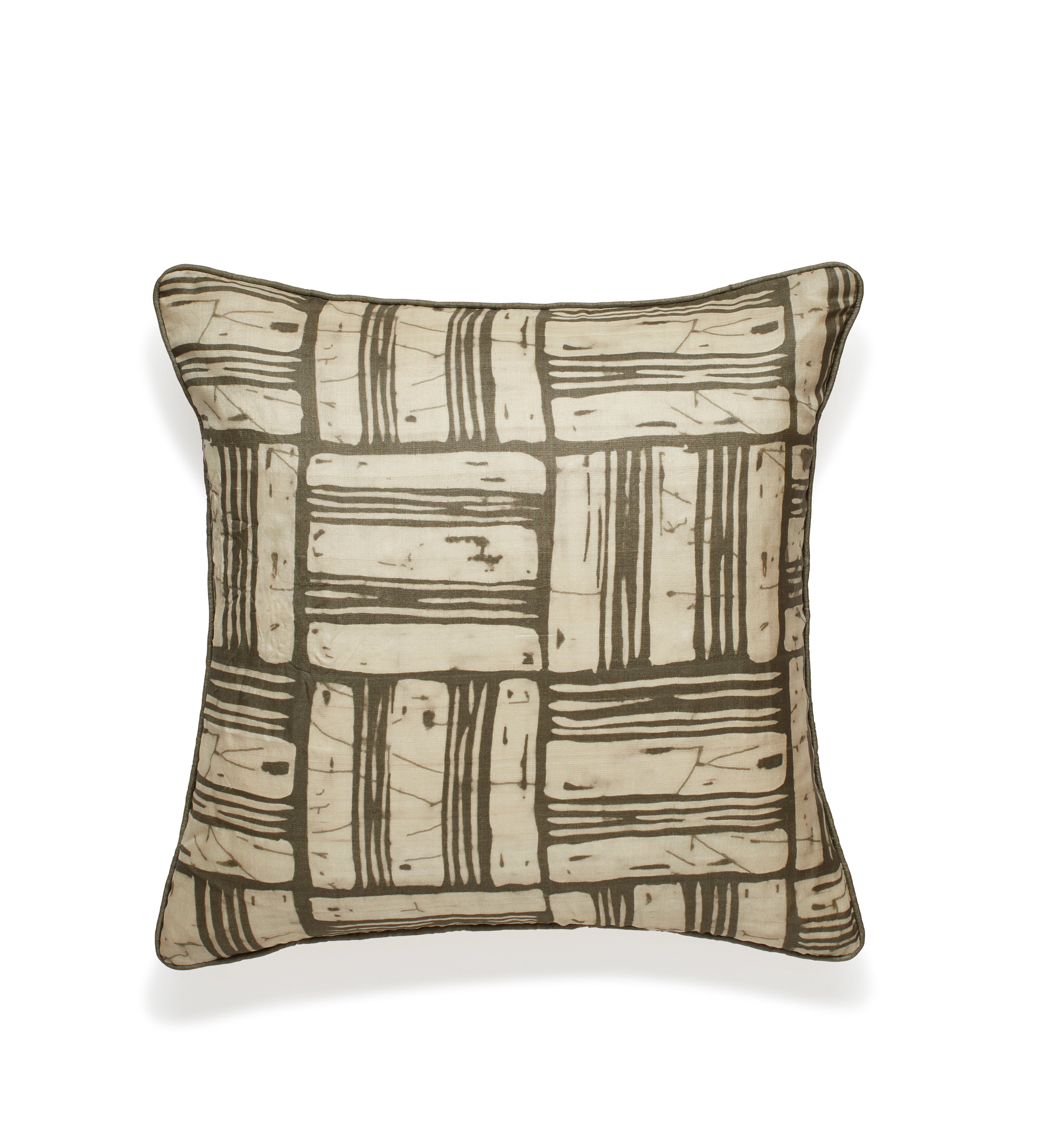 Taika Cushion Cover - Aged Terracotta Red | OKA