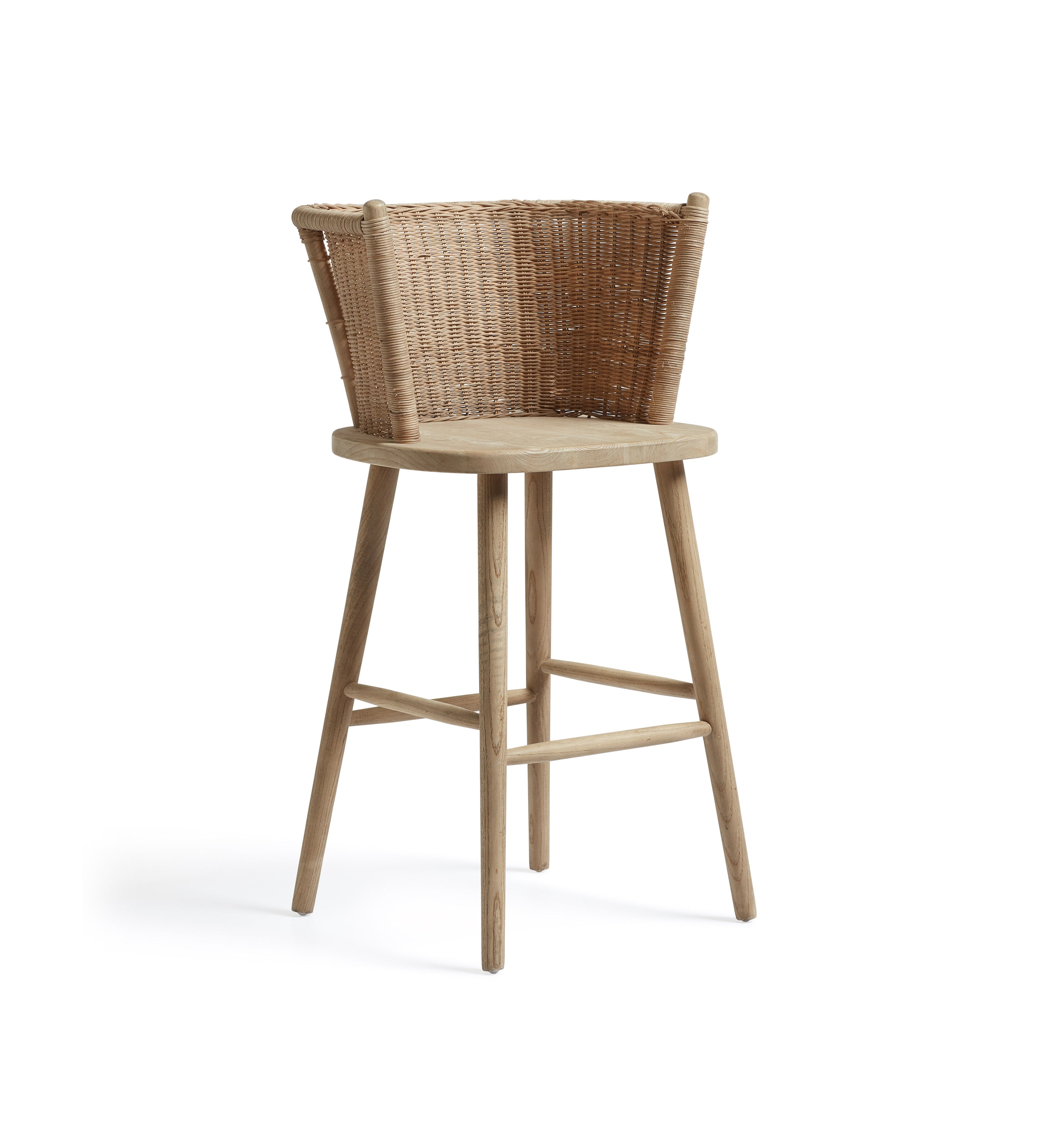 Taino Bar Stool Natural Brown OKA