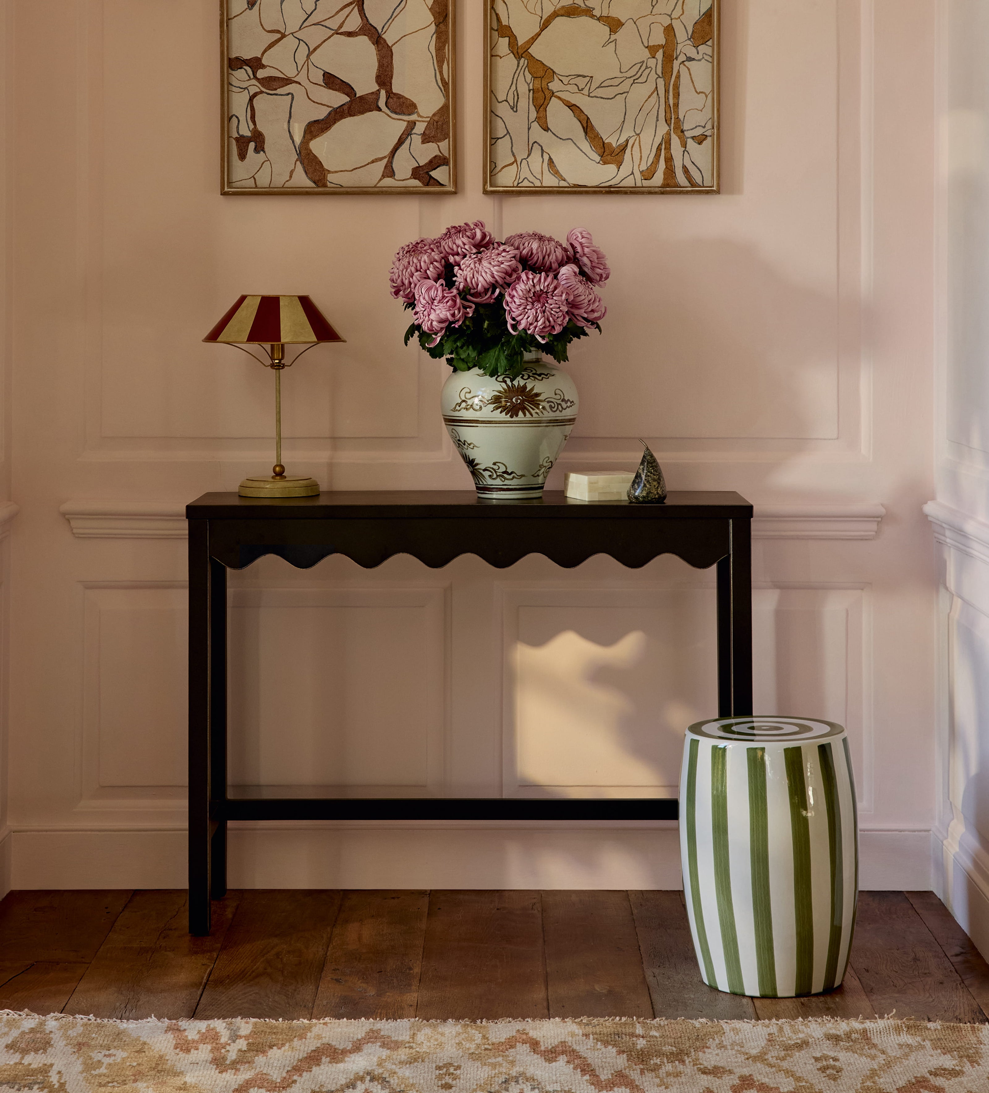 Talasa Console Table - Rubbed Black