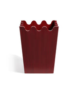 Talasa Wastepaper Bin - Brushed Red