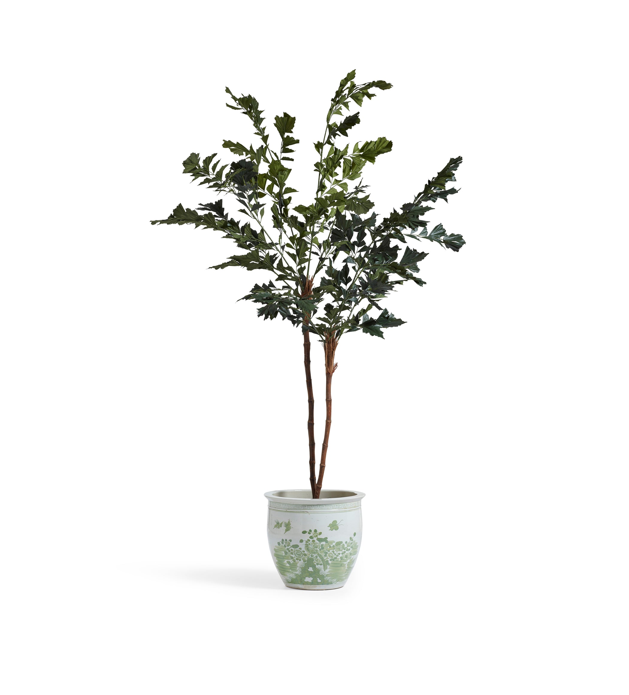 Faux Potted Palm Tree - Green