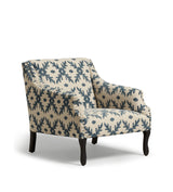 Tarma Lazaret Cotton Armchair - Midnight Blue/Off-White