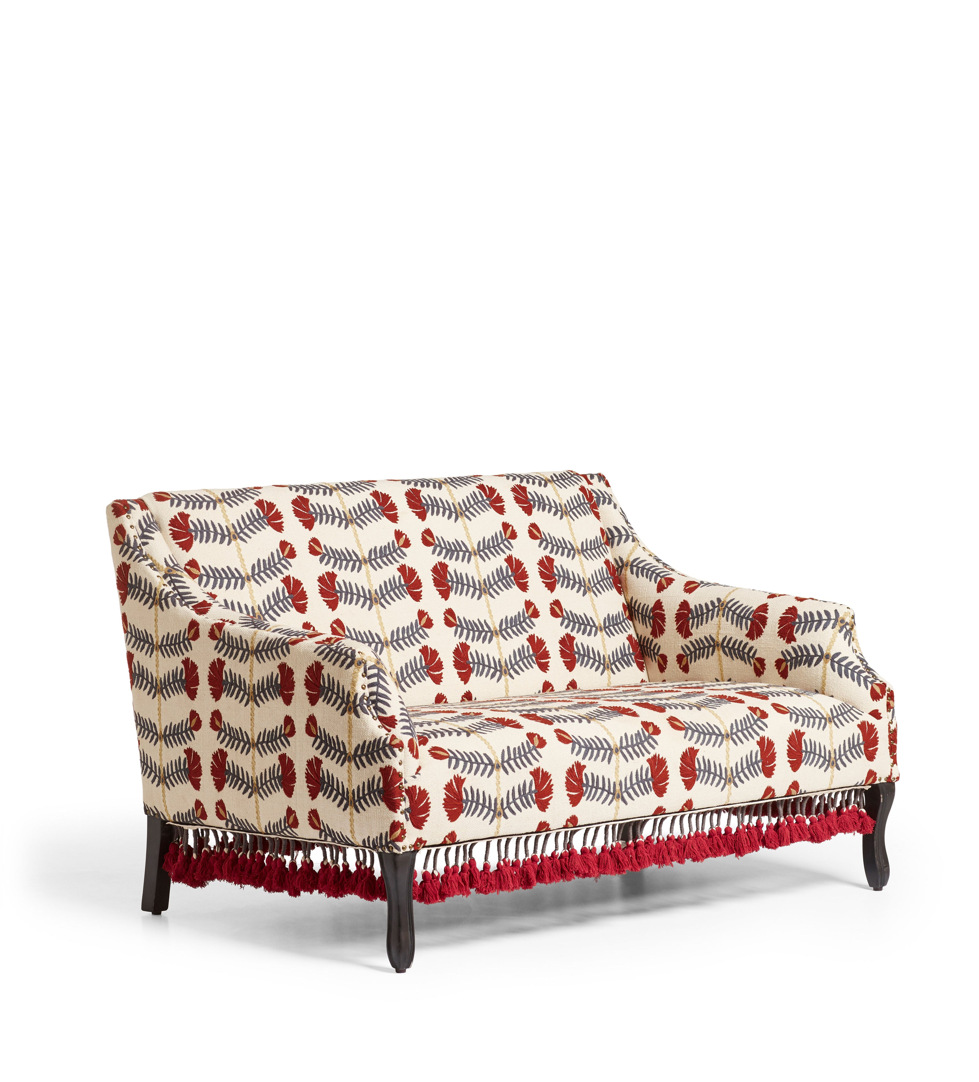 Tarma Highweald  Cotton 2-Seater Sofa- Sapphire