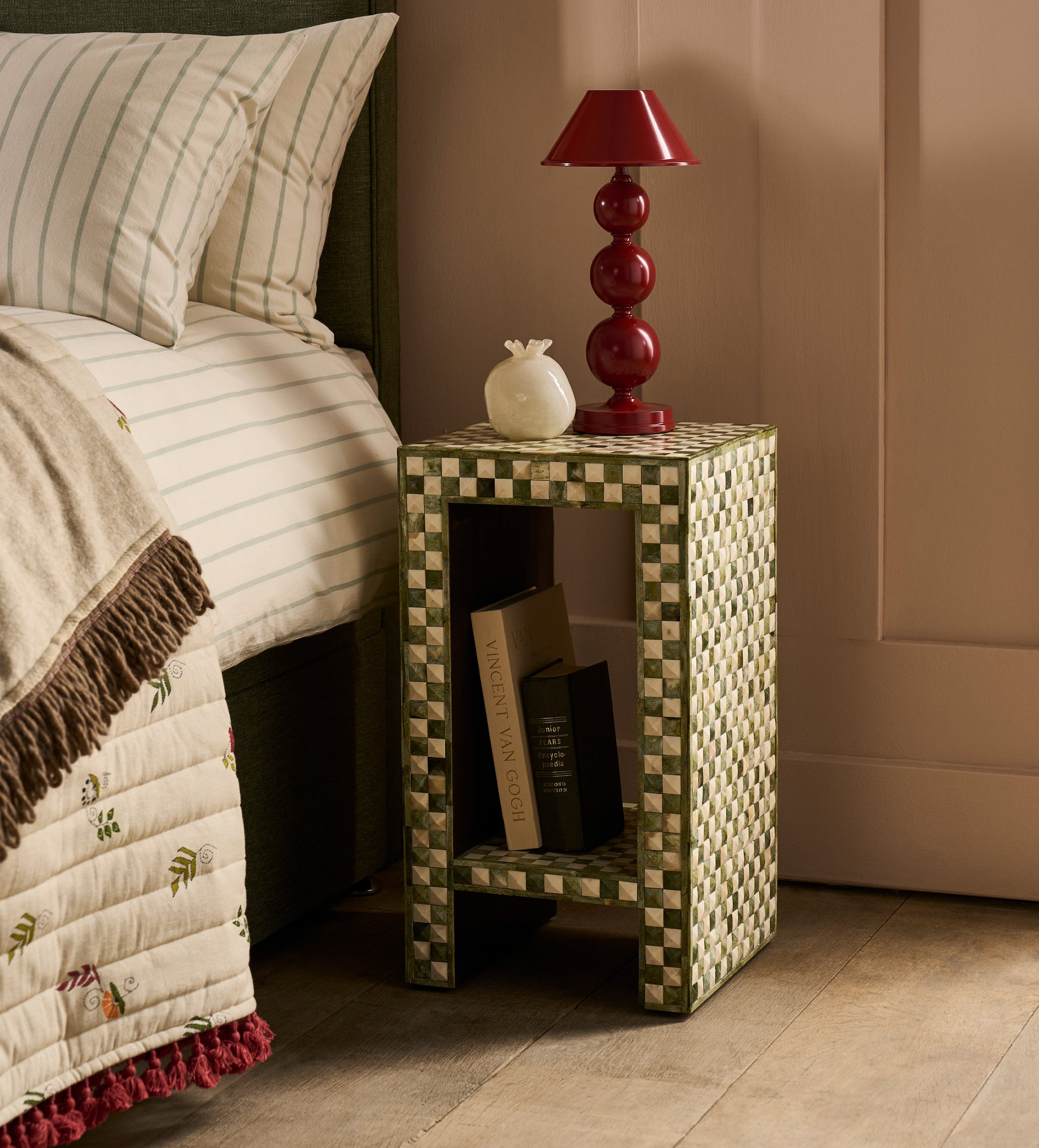 Tattersall Side Table - Spruce