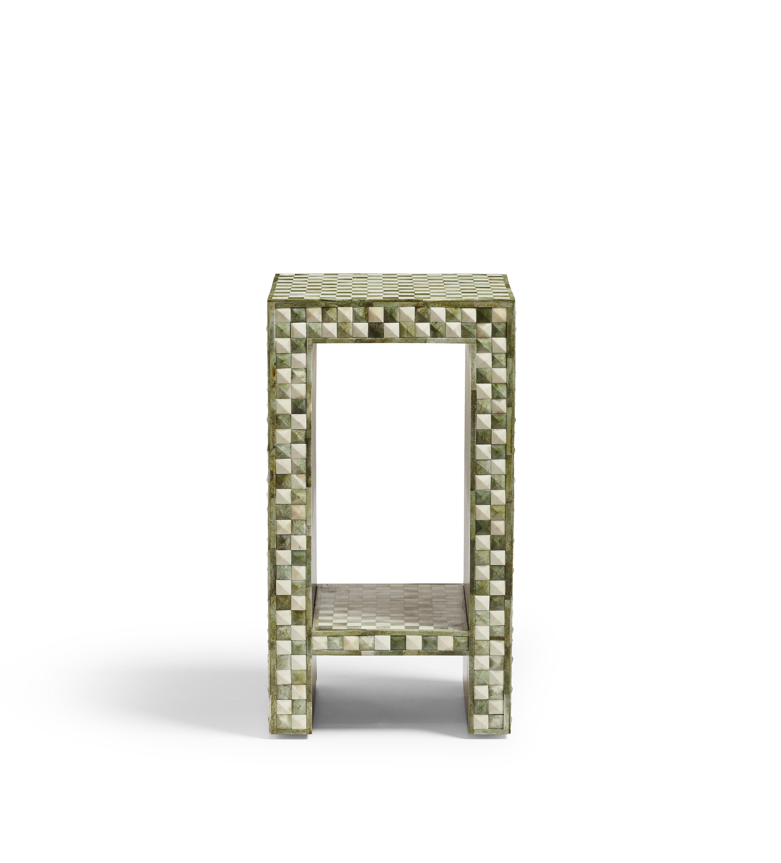 Tattersall Side Table - Spruce
