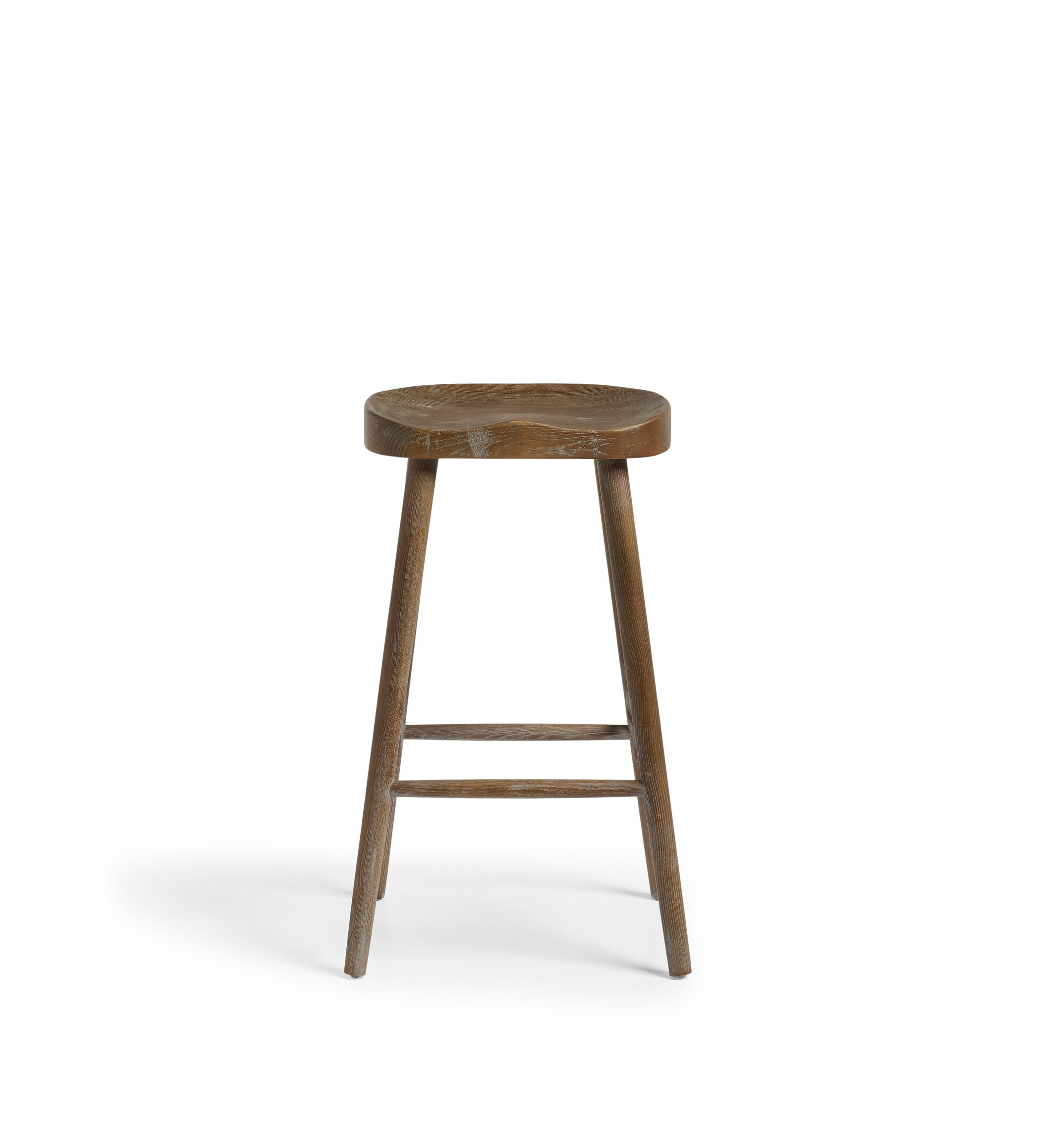 Taverna Bar Stool - Burnt Oak