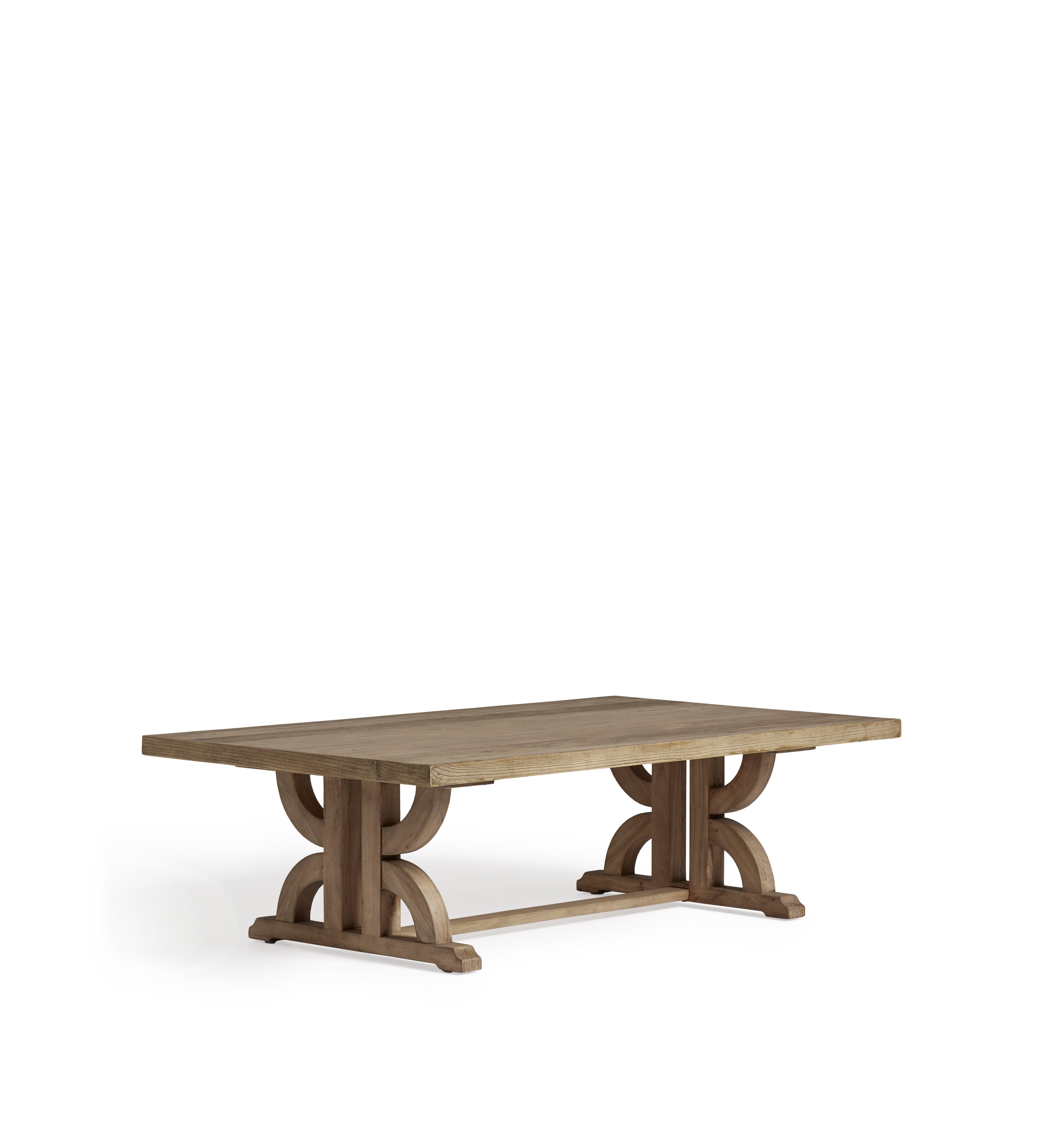 Tempus Coffee Table - Natural Recycled Elm Wood | OKA