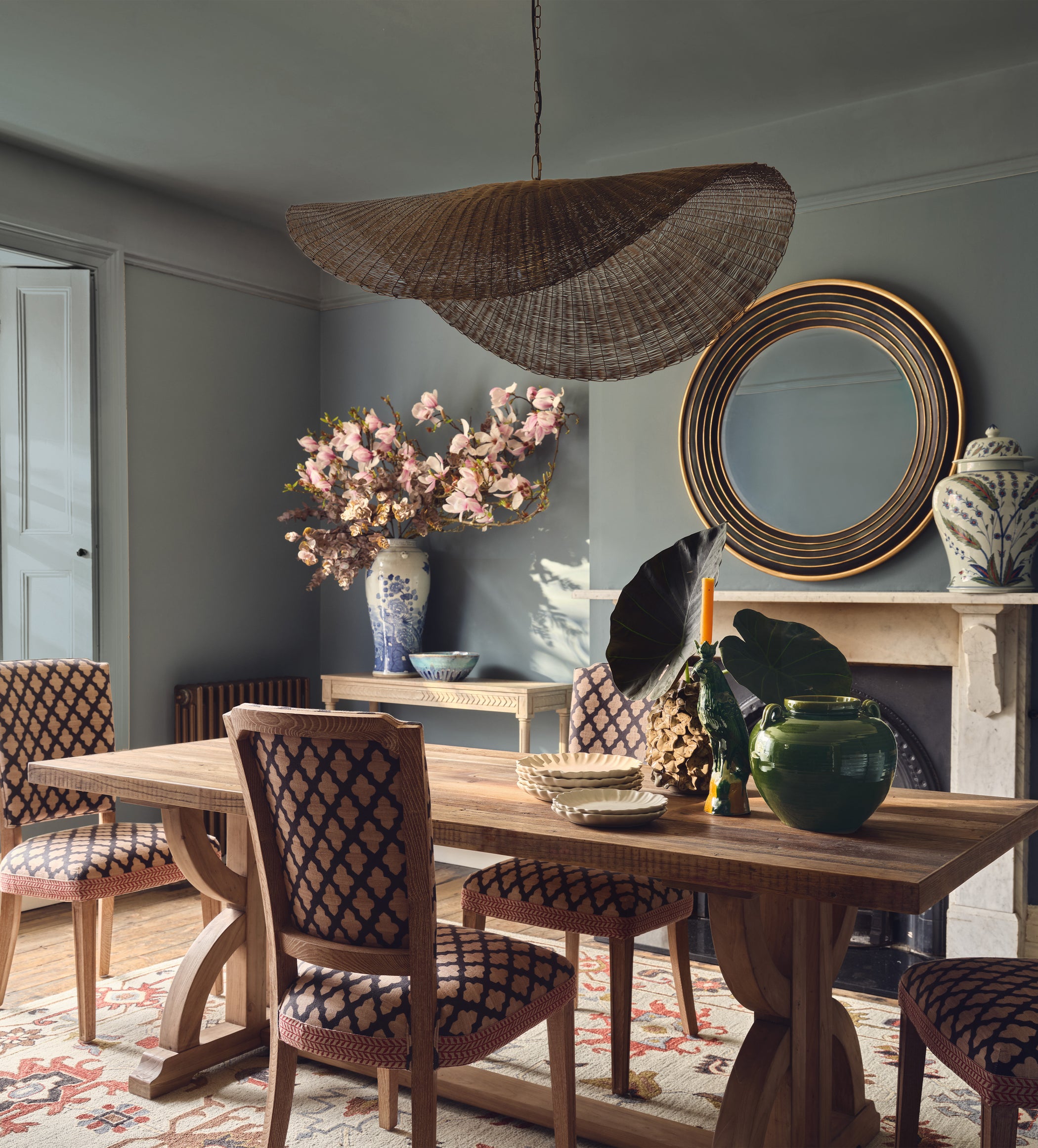 Tempus Dining Table - Natural Recycled Elm