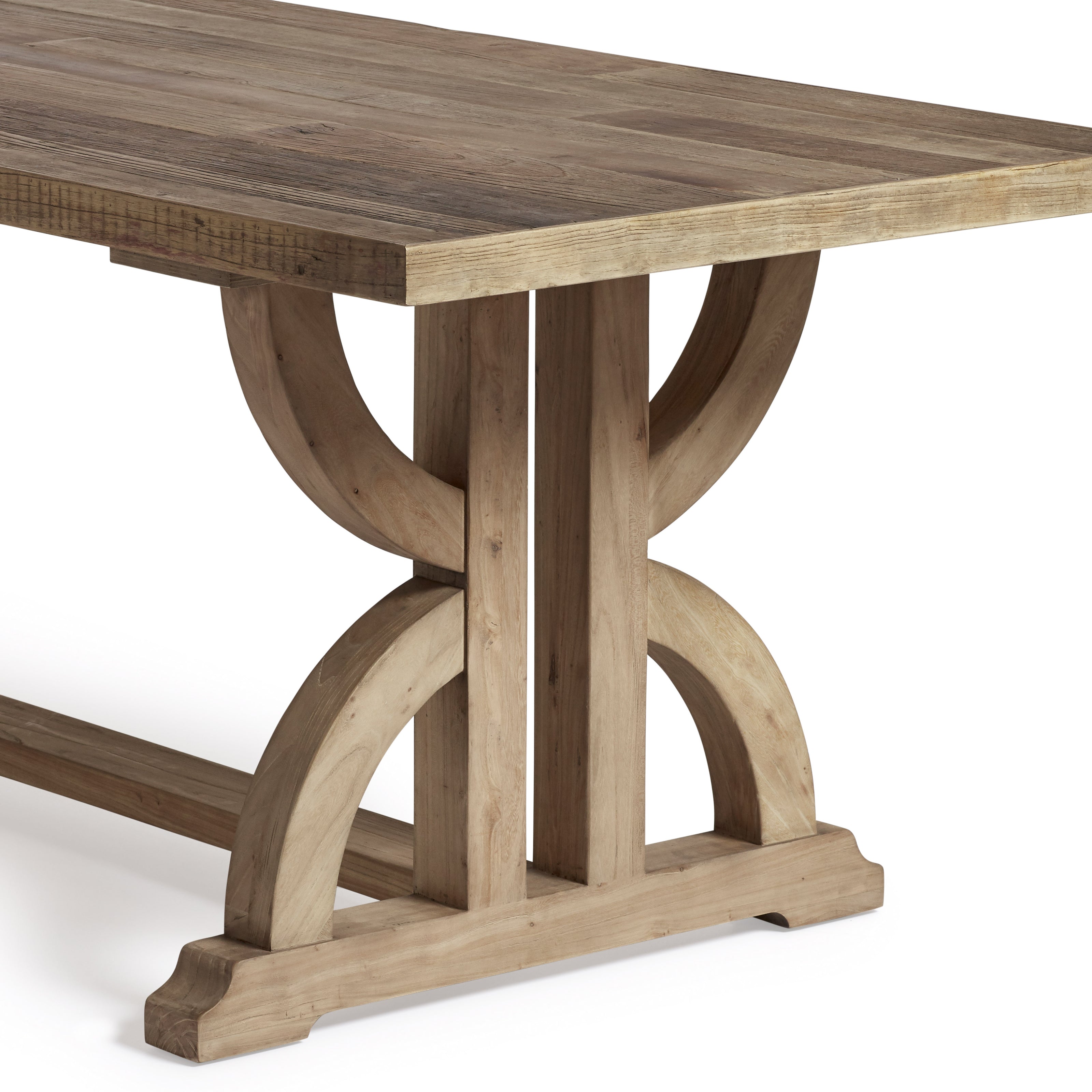 Tempus Dining Table - Natural Recycled Elm