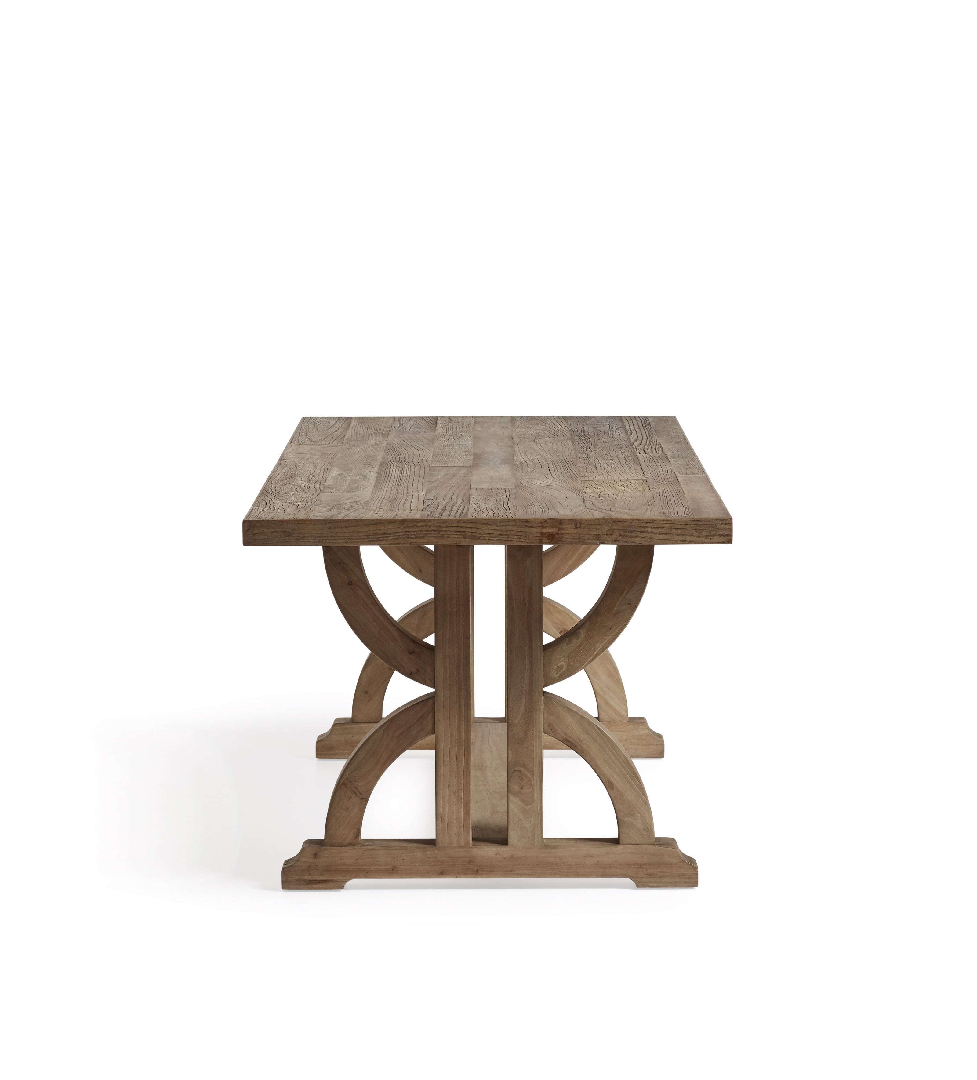Tempus Dining Table - Natural Recycled Elm