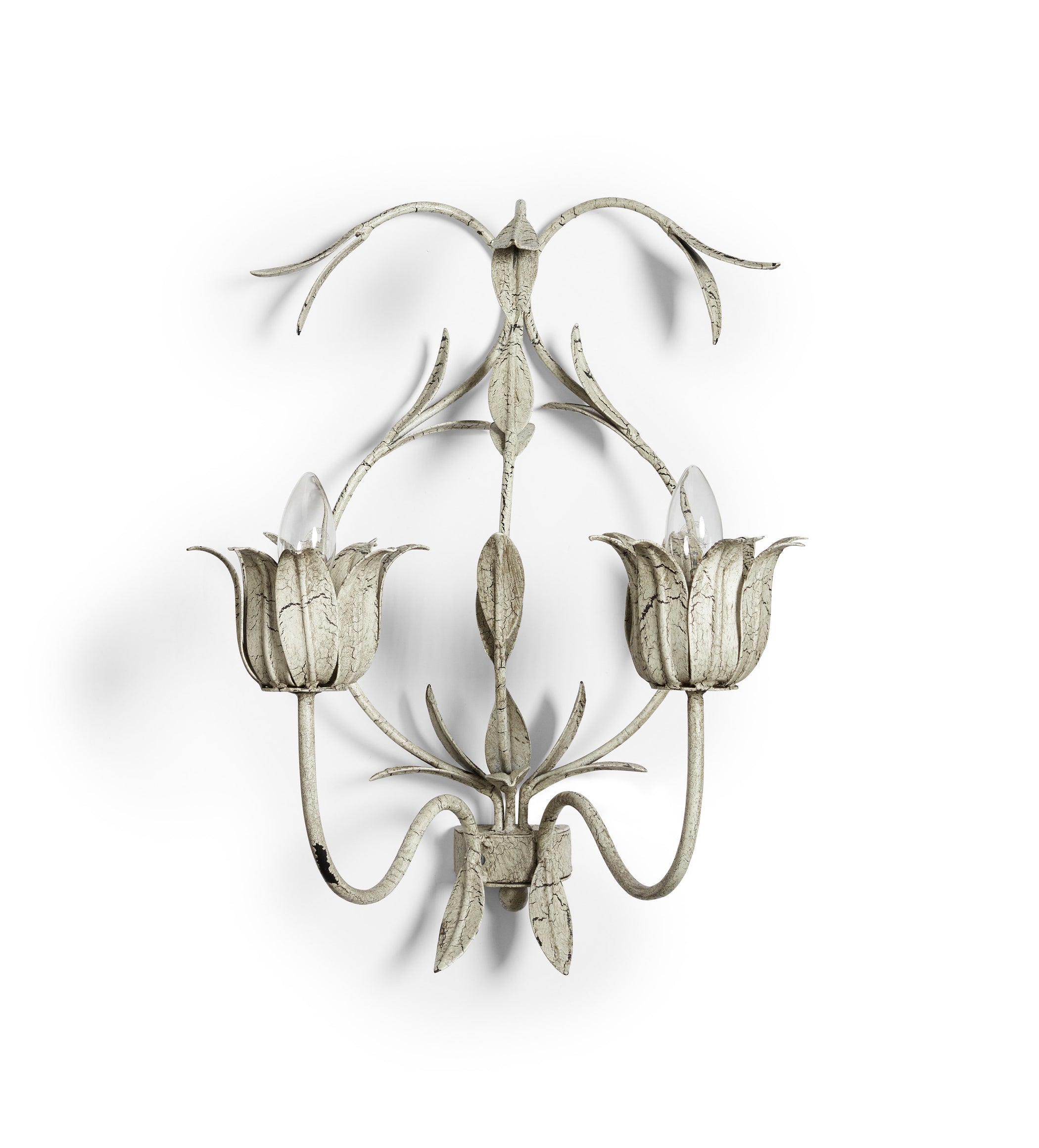 Thalia Floral Wall Light - Distressed Vellum
