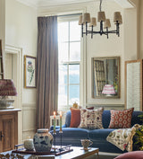Thomasin Chandelier with Shades - Blackened Bronze