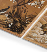Tiankong Bird and Tree Panels Pair