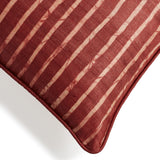 Tora Cushion Cover - Red Madder
