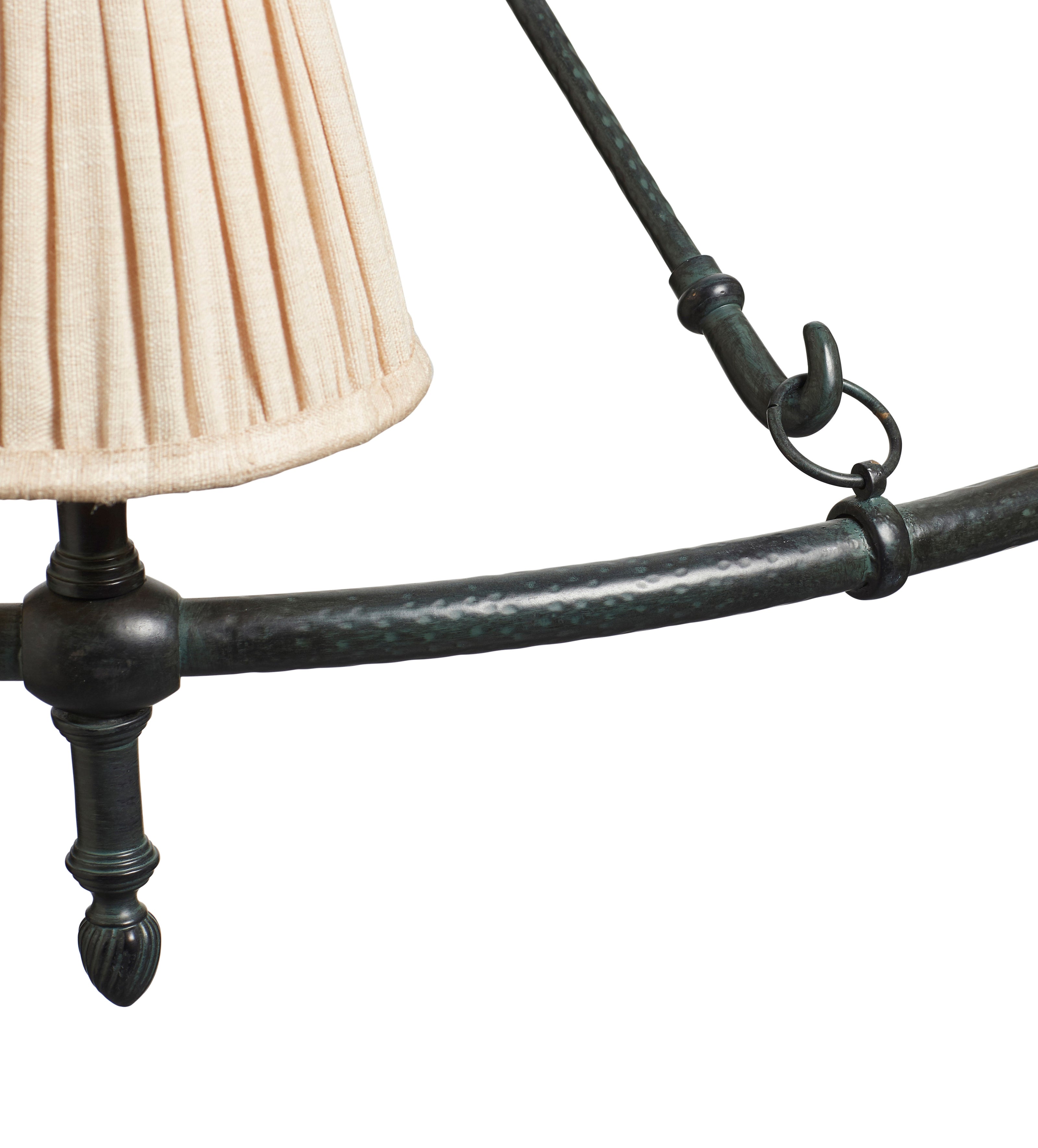 Torquent Chandelier -  Verdigris