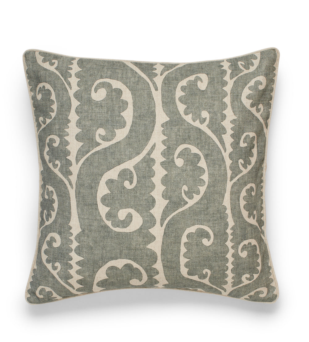 Totem Cushion Cover - Dark Seafoam
