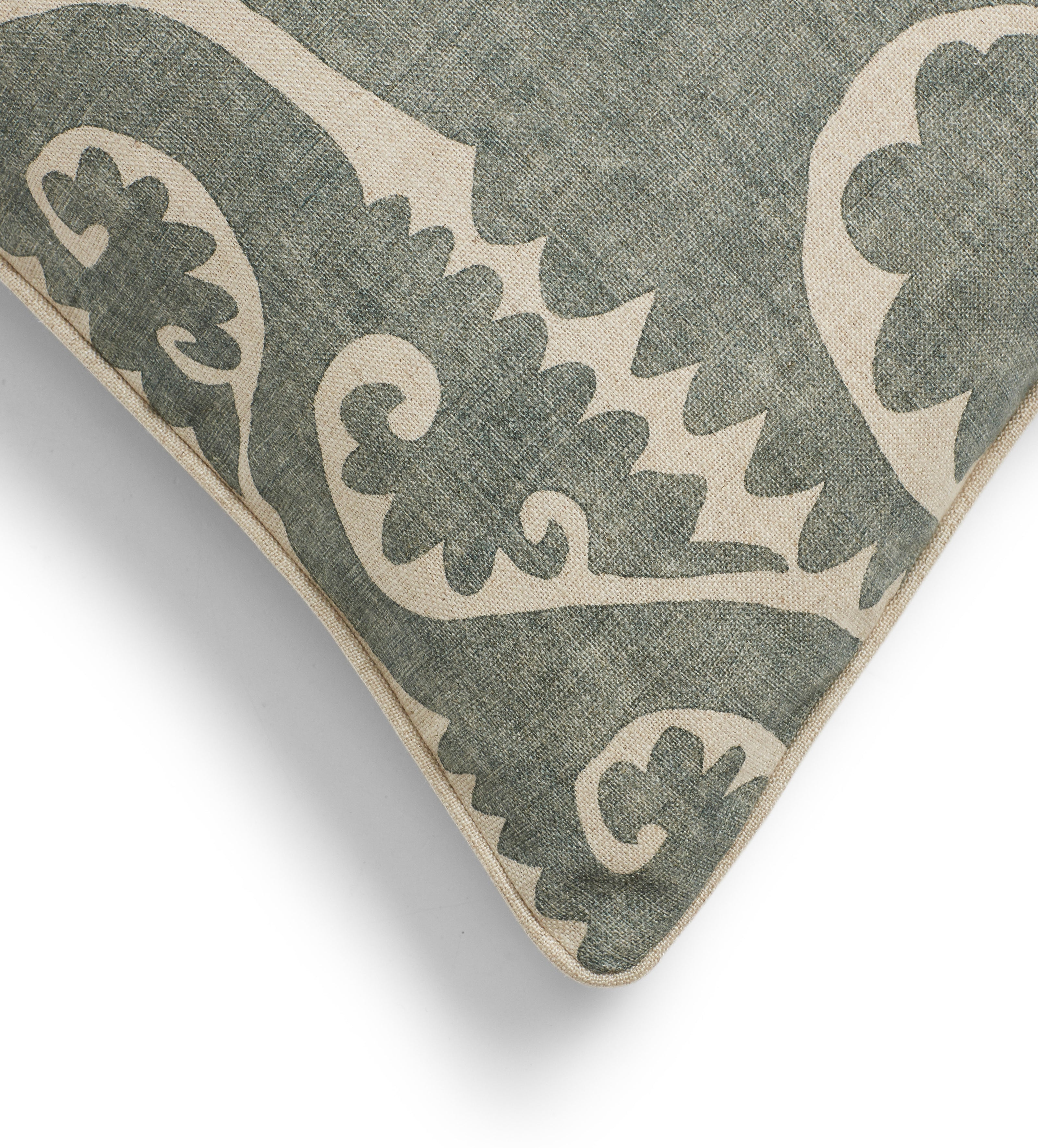 Totem Cushion Cover - Dark Seafoam