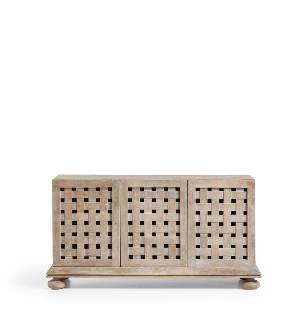 Tracery Sideboard - Silvered Teak