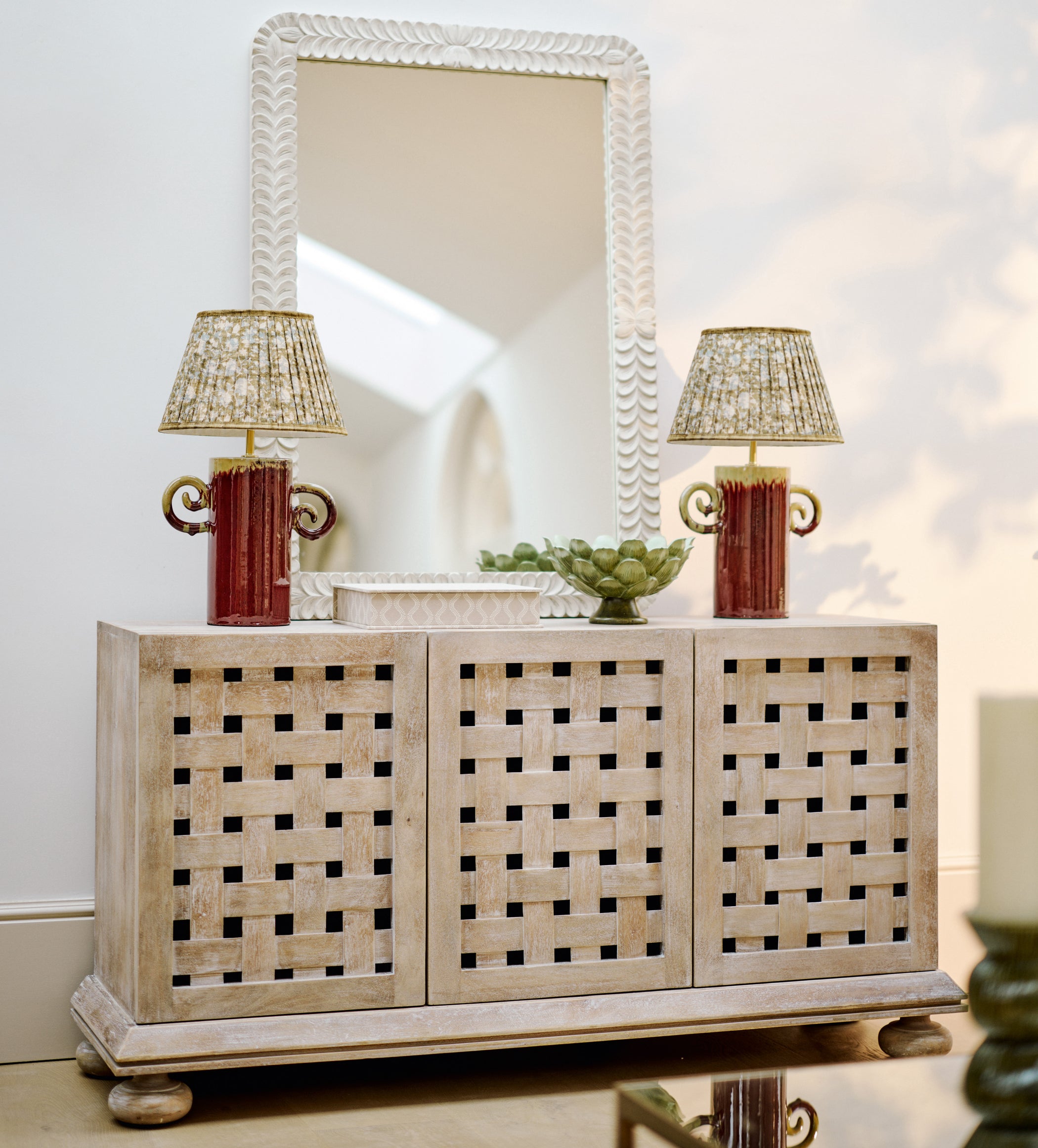 Tracery Sideboard - Silvered Teak