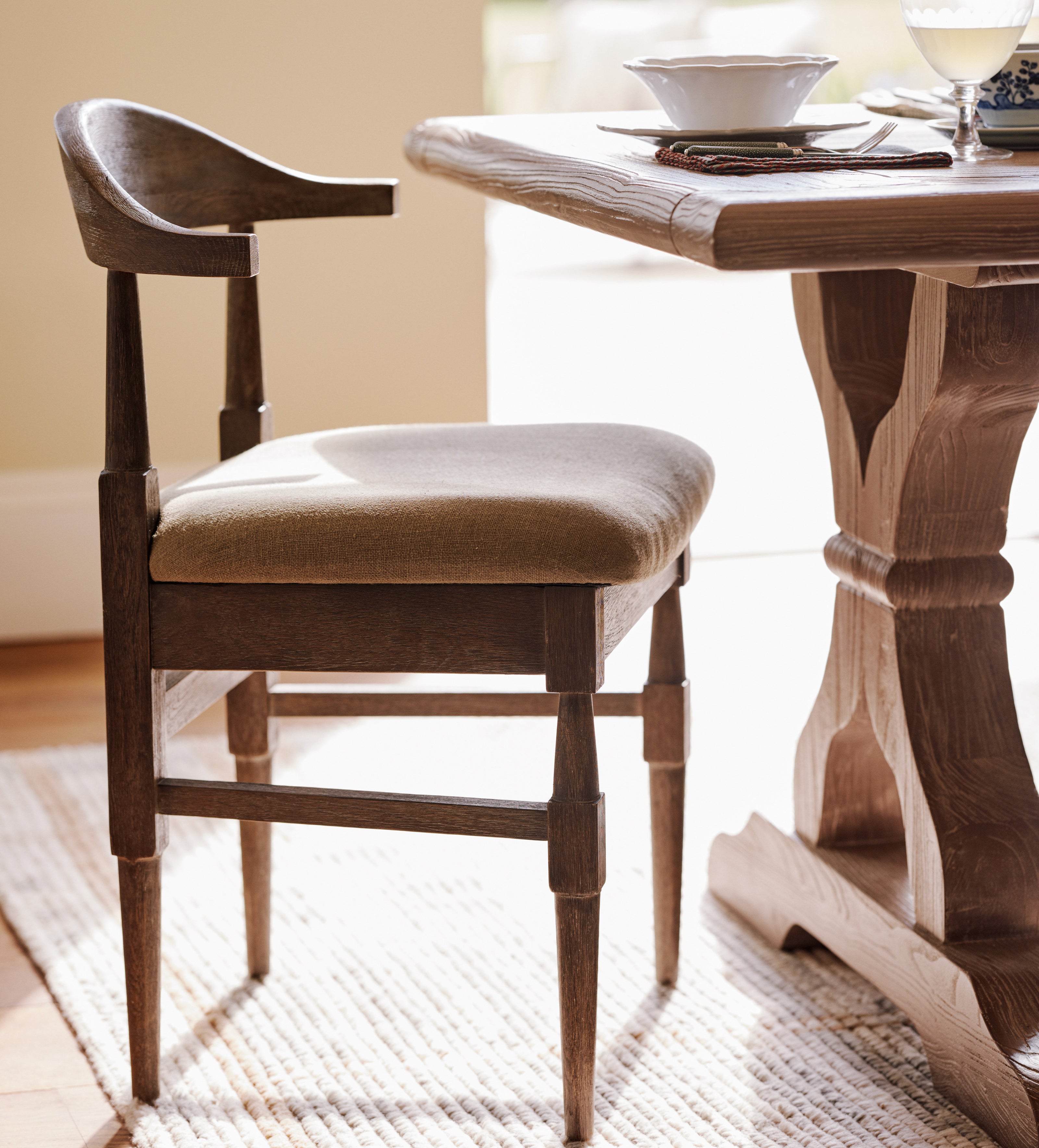Tumnus Dining Chair - Watered Grey