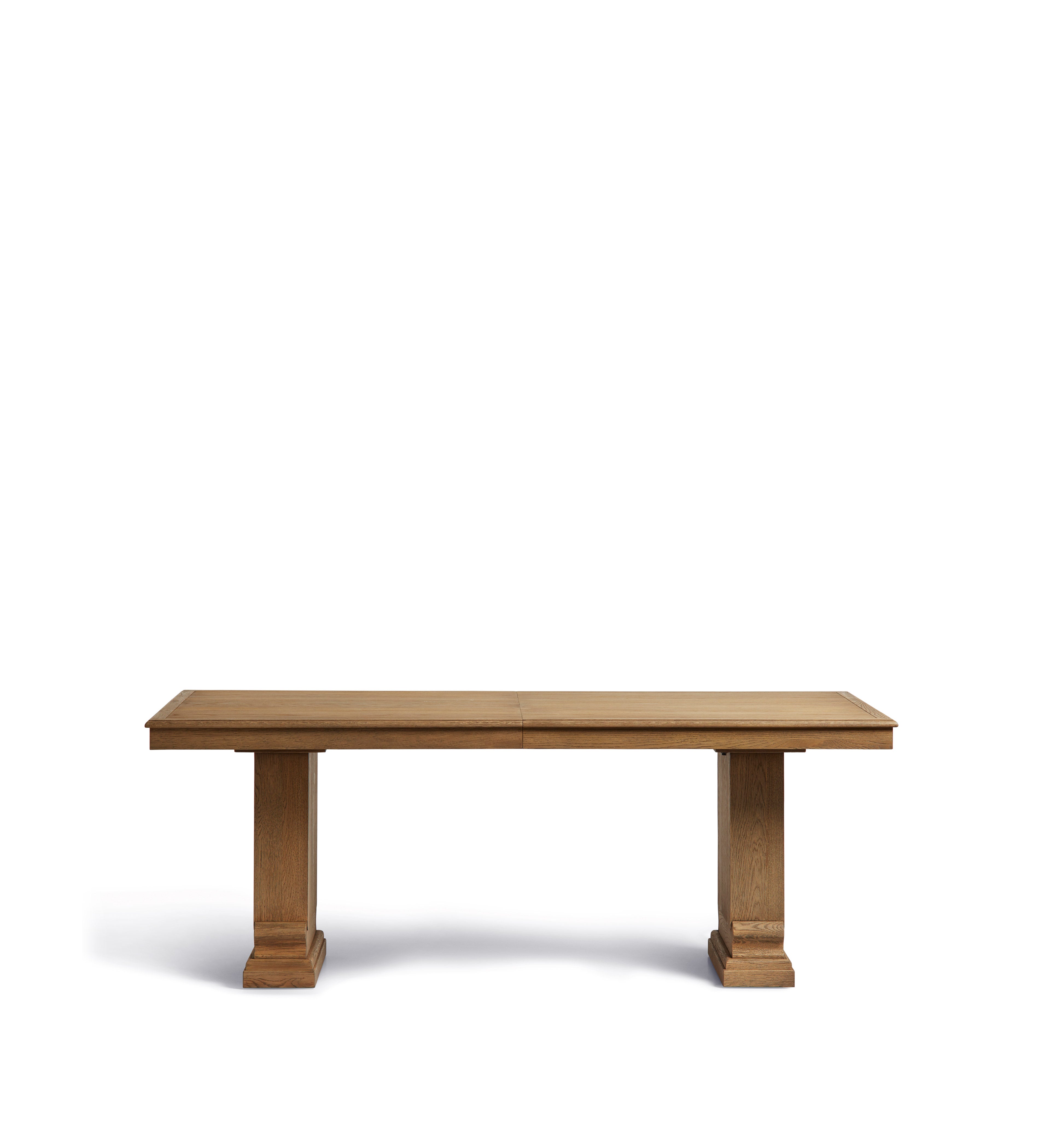 Turnus Extendable Dining Table - Weathered Oak | OKA