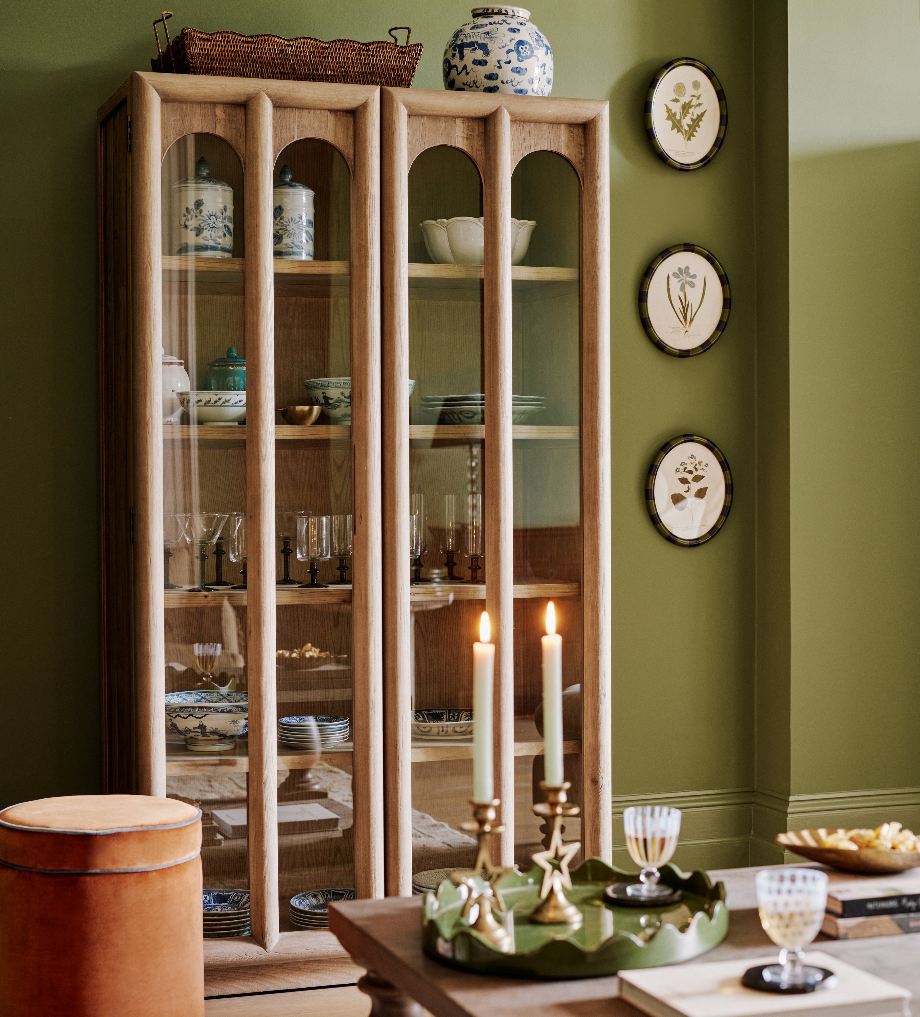 Wendell Display Cabinet - Recycled Elm